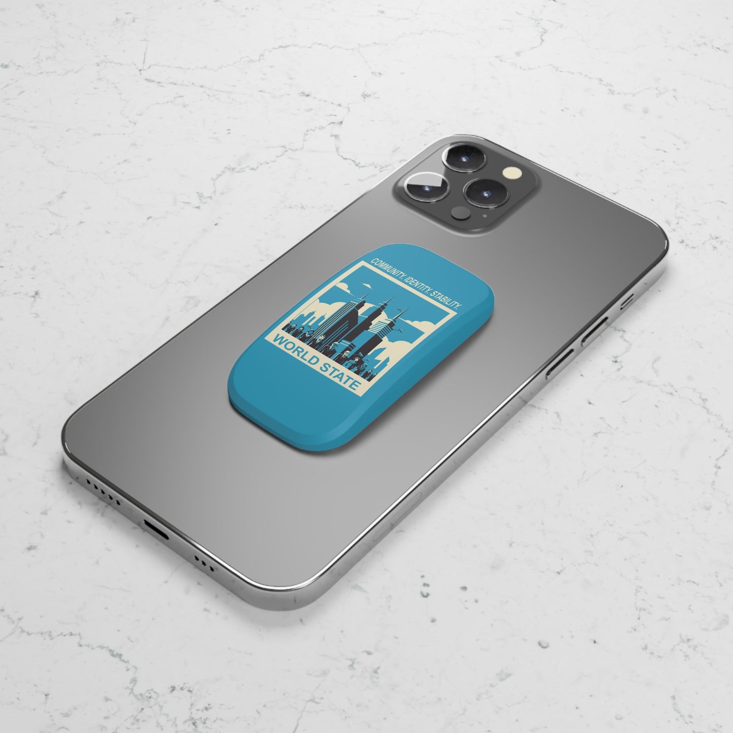 Phone Grip - Brave New World Dystopian Future Community Integrity Stability