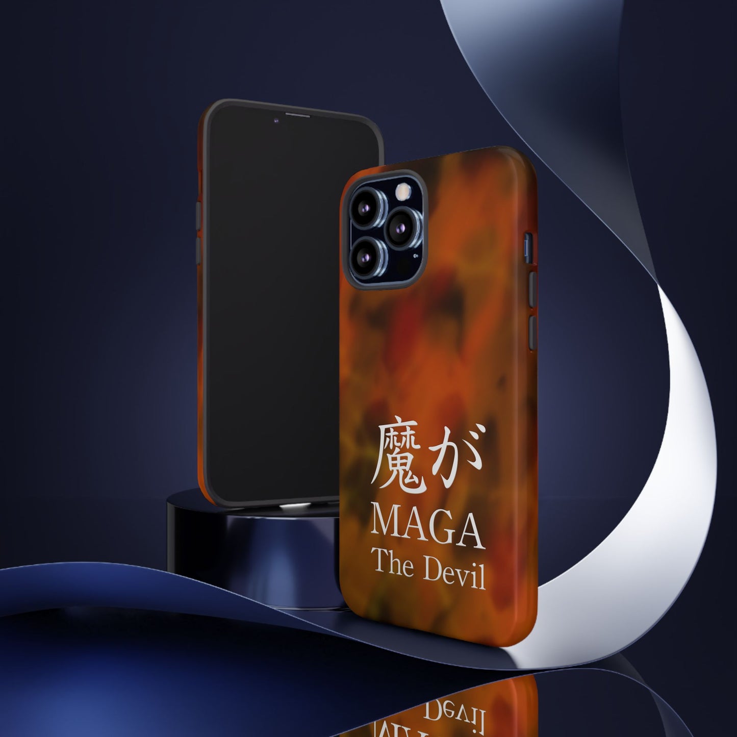 Phone Case - MAGA (The Devil in Japanese) - Bold & Artistic Design