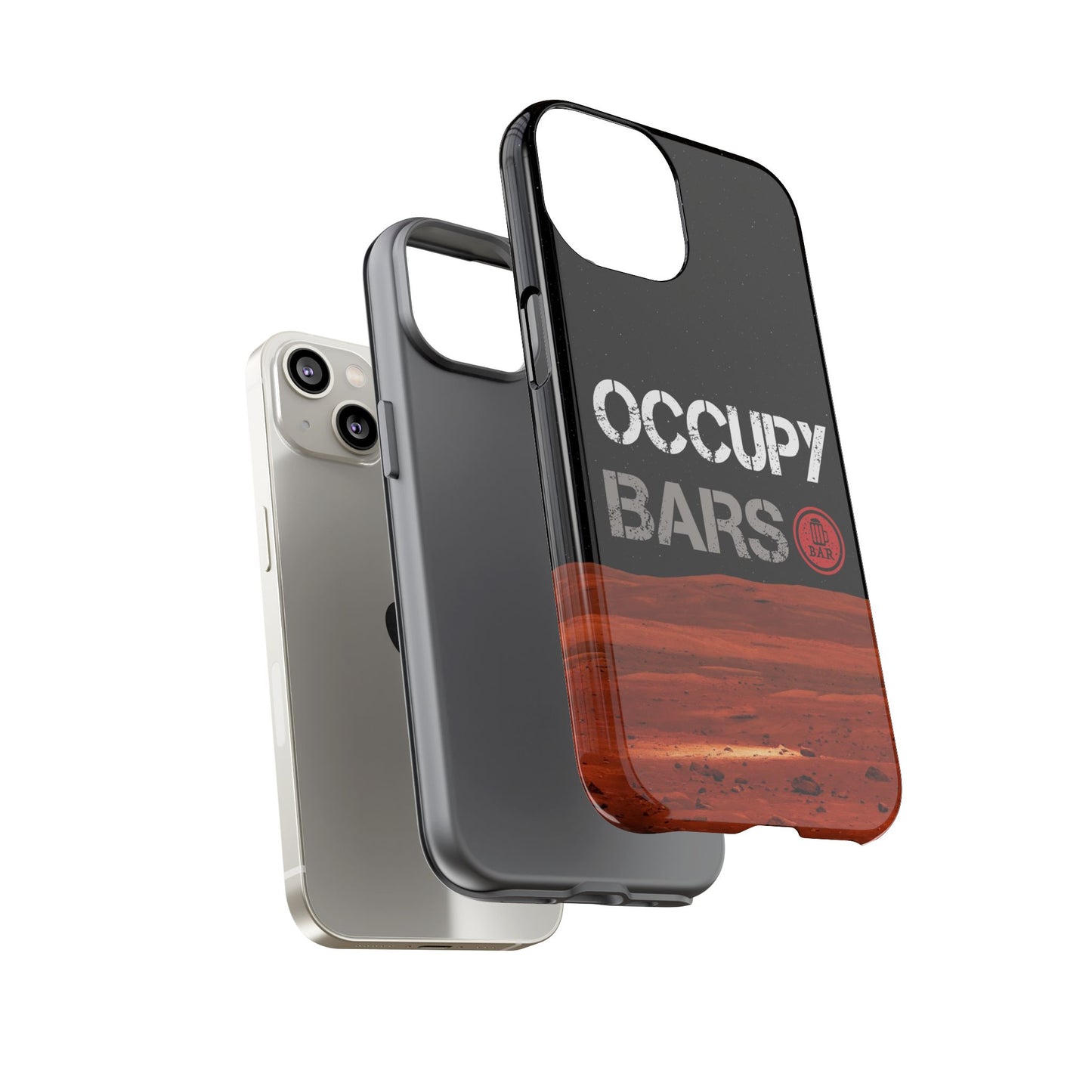 Phone Case - Occupy Bars Tough Phone Case with Scene from Mars