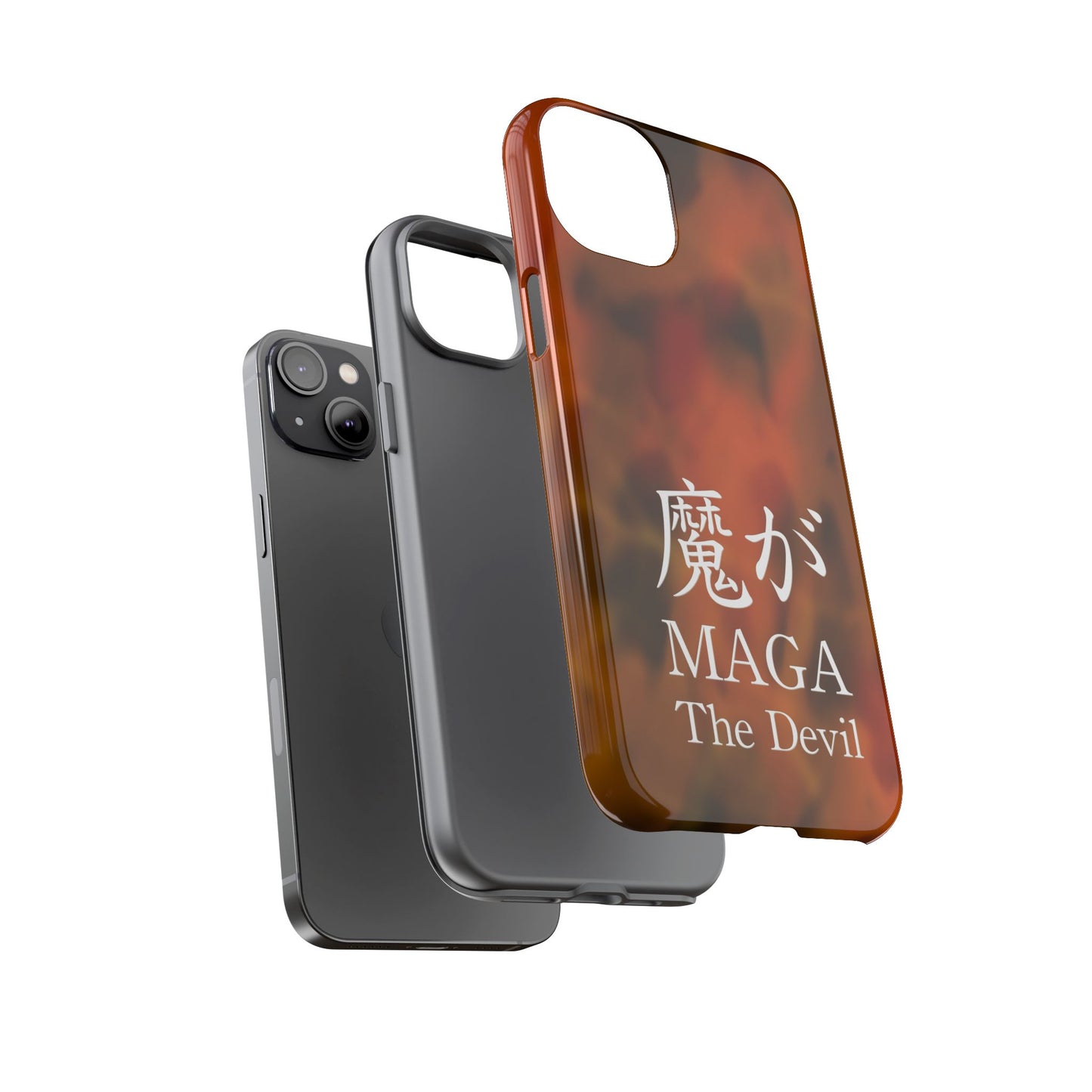 Phone Case - MAGA (The Devil in Japanese) - Bold & Artistic Design