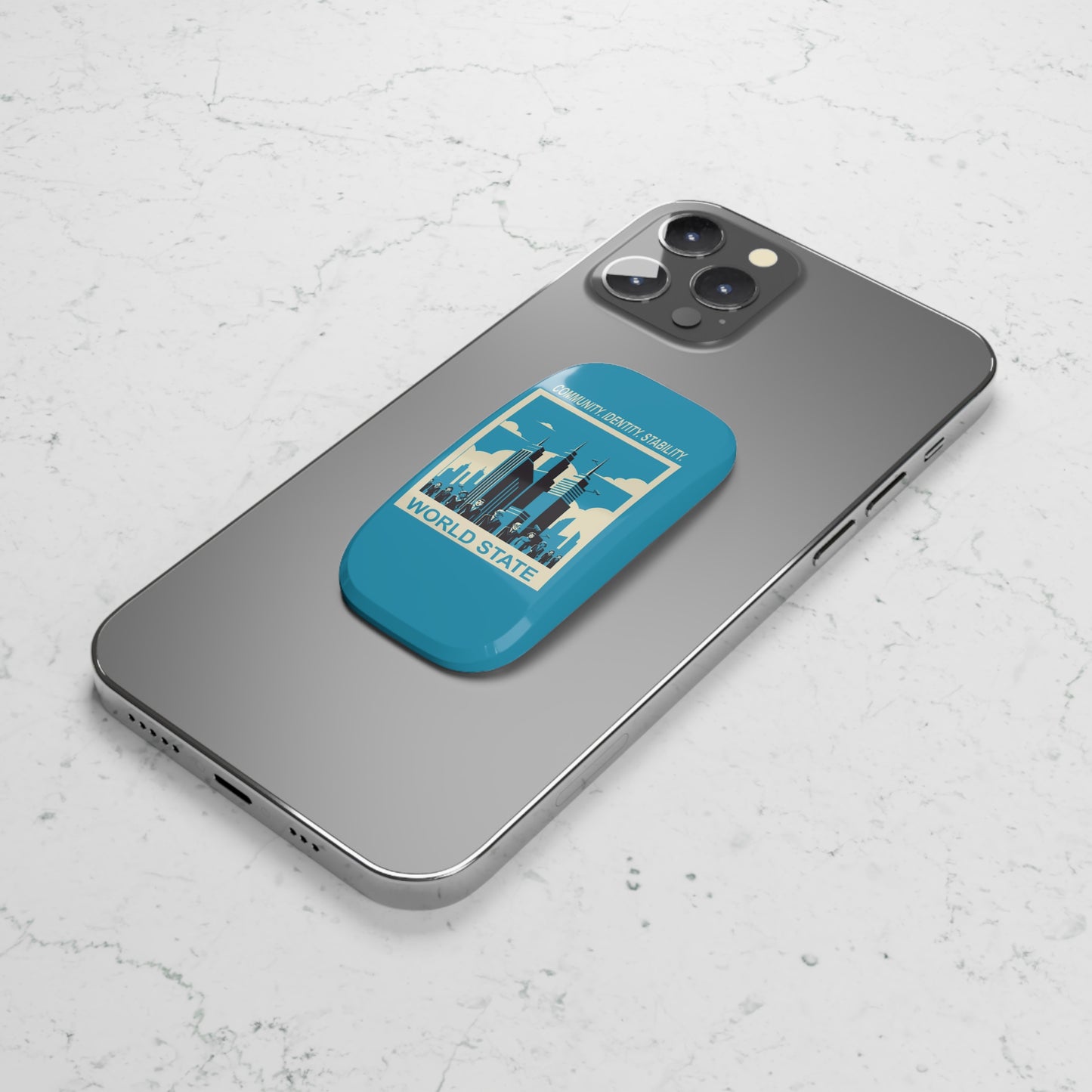 Phone Grip - Brave New World Dystopian Future Community Integrity Stability