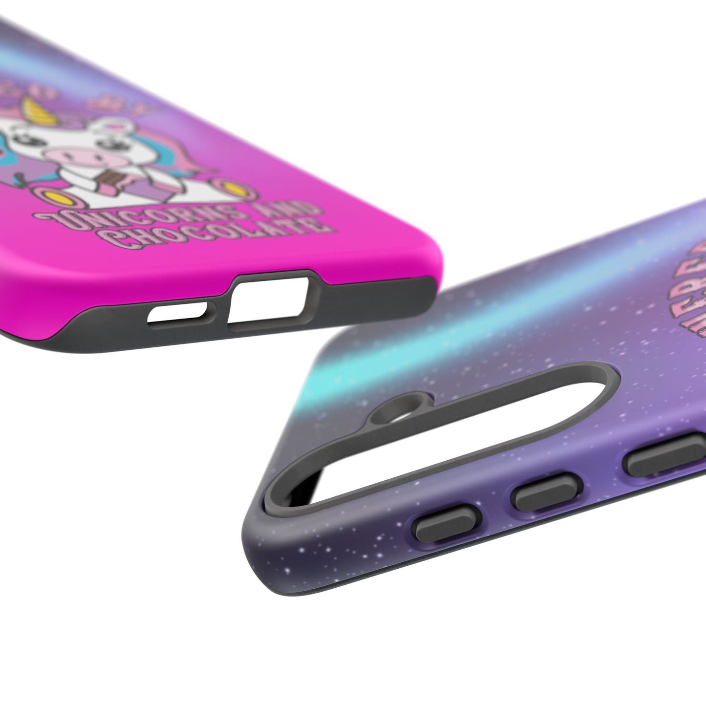 Phone Cases - Powered by Unicorns and Chocolate