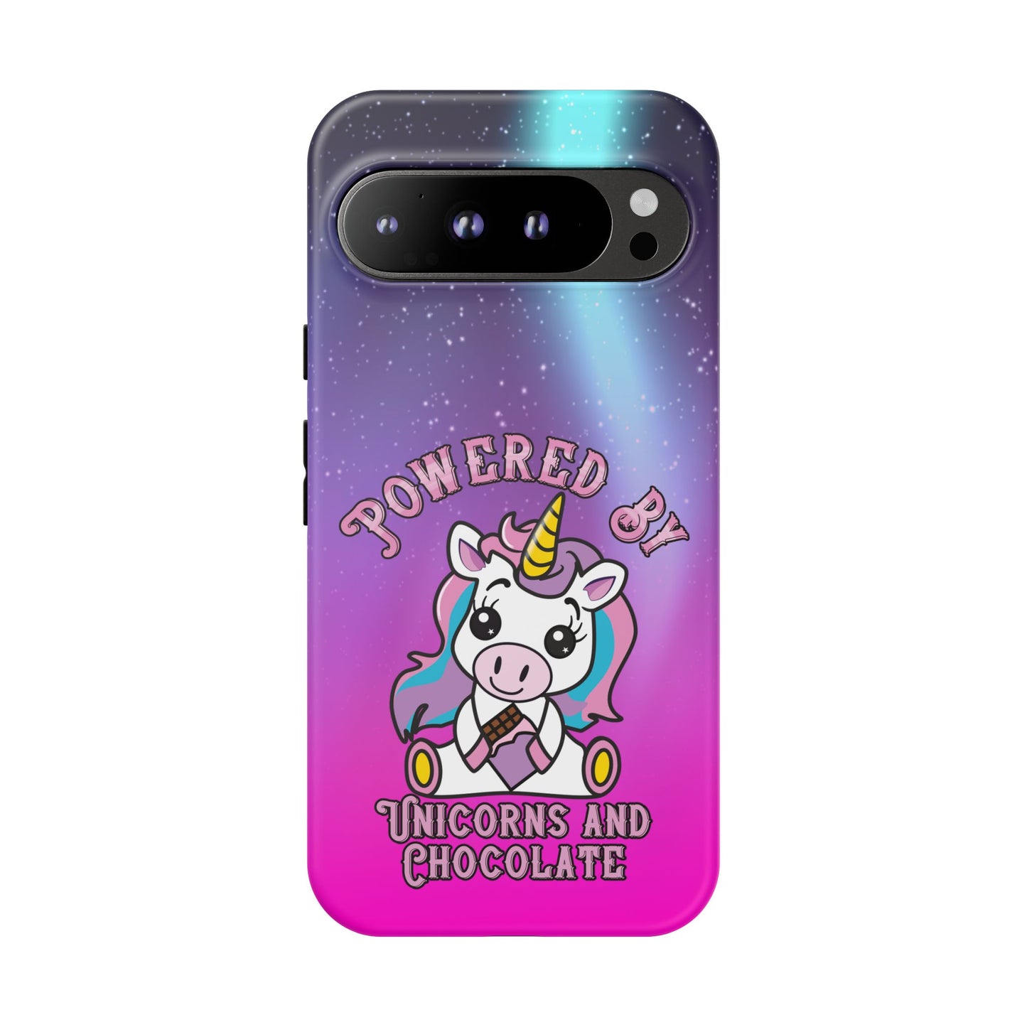 Phone Cases - Powered by Unicorns and Chocolate