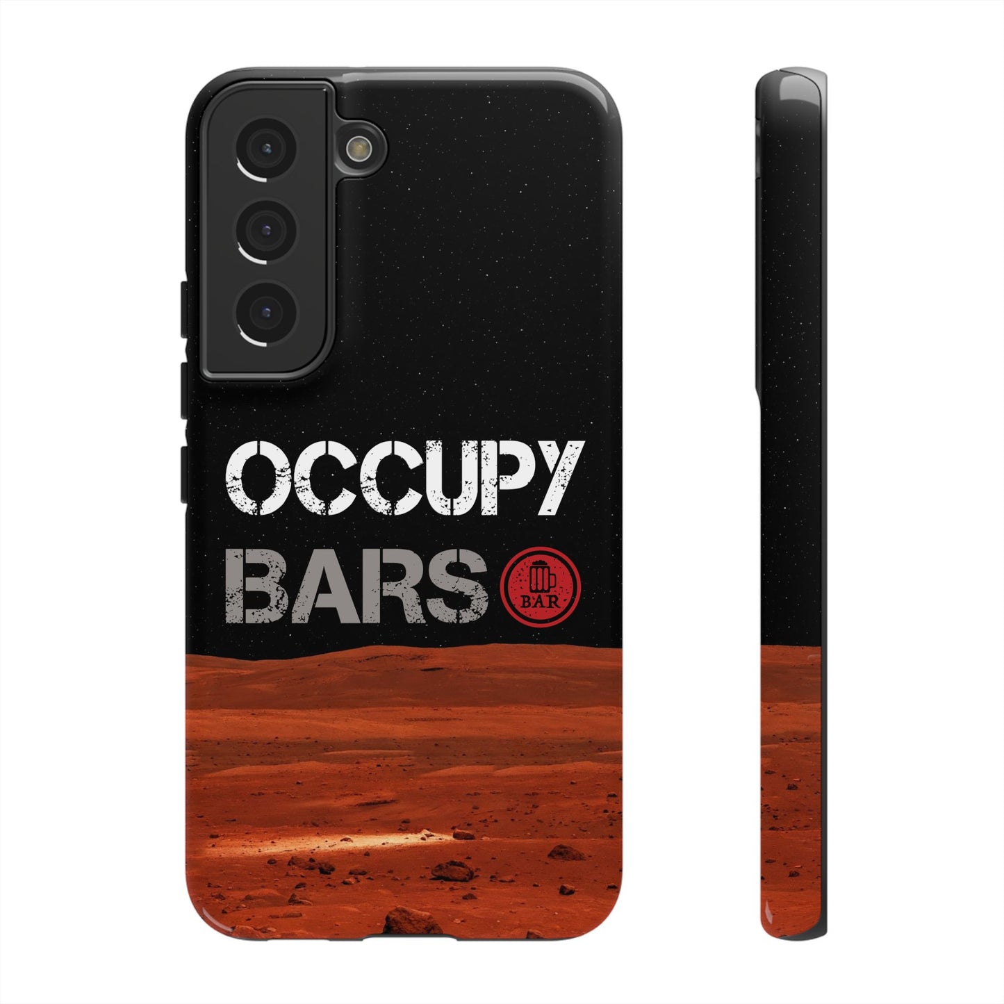 Phone Case - Occupy Bars Tough Phone Case with Scene from Mars