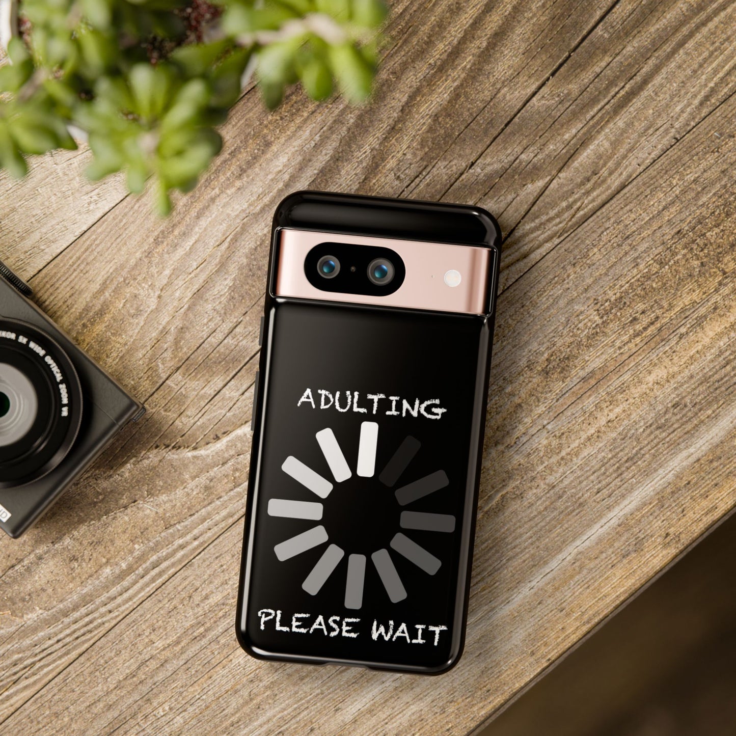 Phone Case - Adulting Please Wait Funny Tough Cases for Adults