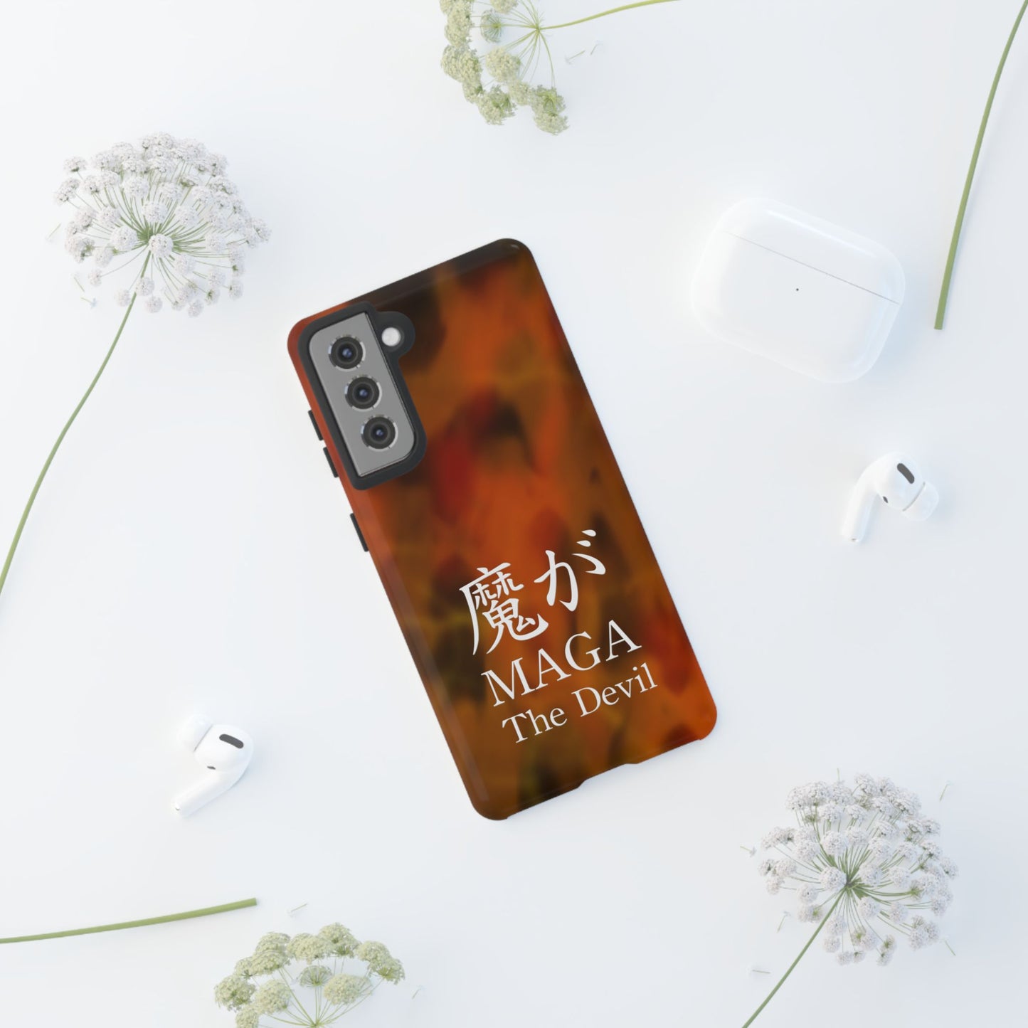 Phone Case - MAGA (The Devil in Japanese) - Bold & Artistic Design