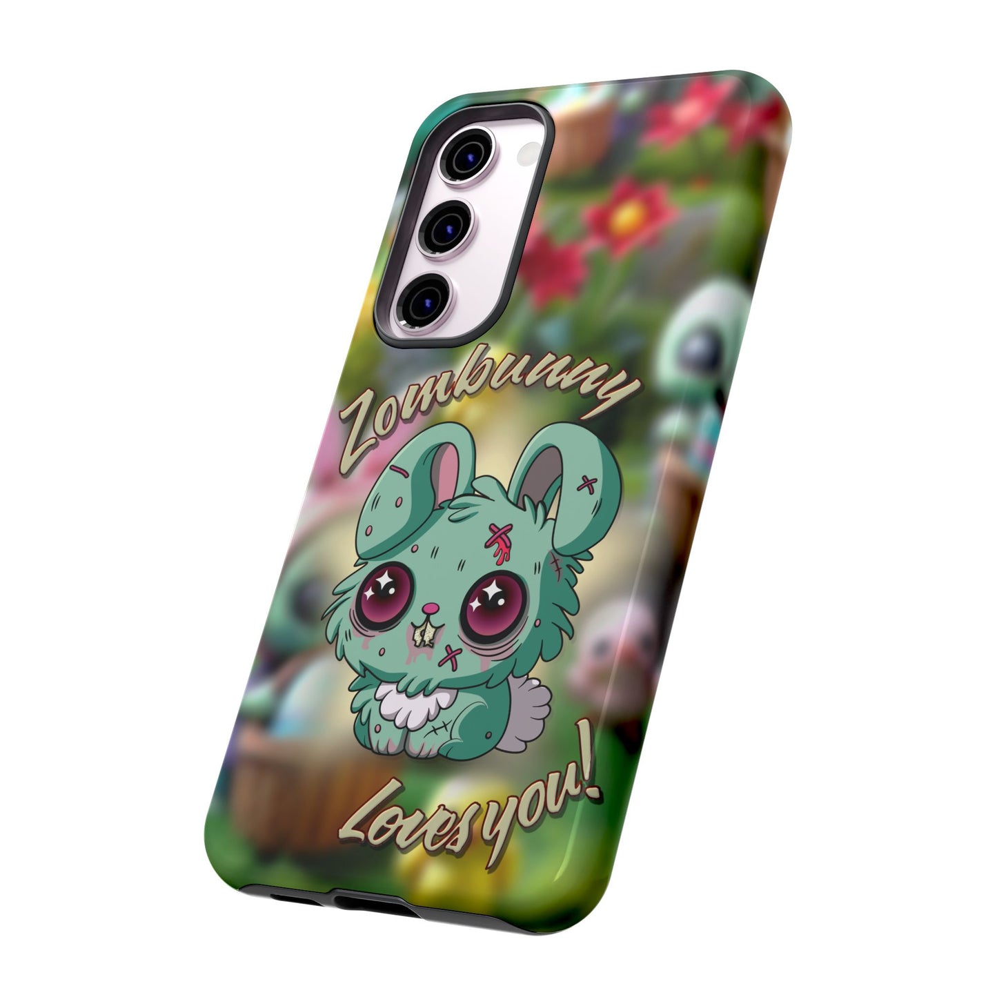 Phone Case - Cute Zombie Bunny - Zombunny Loves You