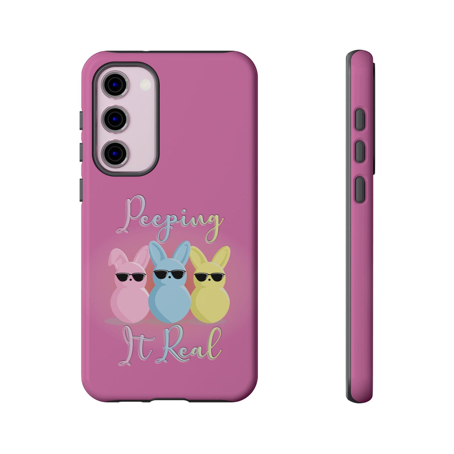 Phone Case - Peeping It Real Bunny Design for Easter & Spring