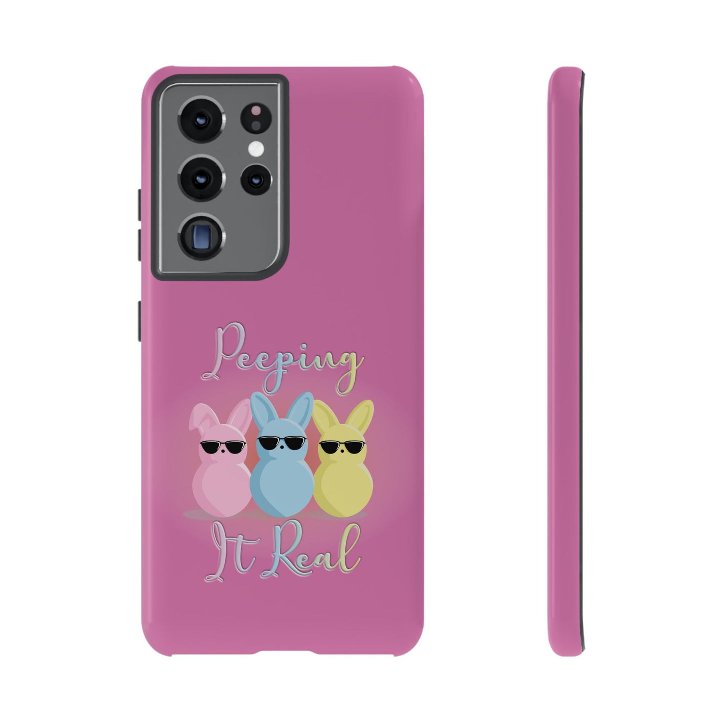 Phone Case - Peeping It Real Bunny Design for Easter & Spring