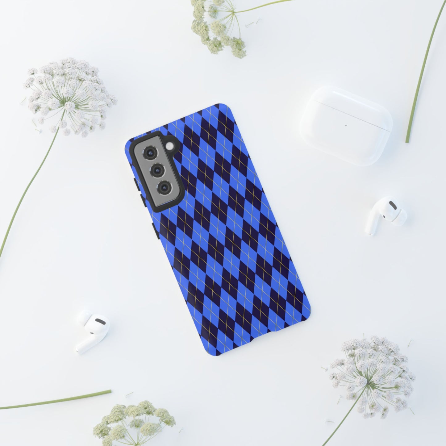 Stylish Argyle Phone Case - Tough Cases for Trendsetters