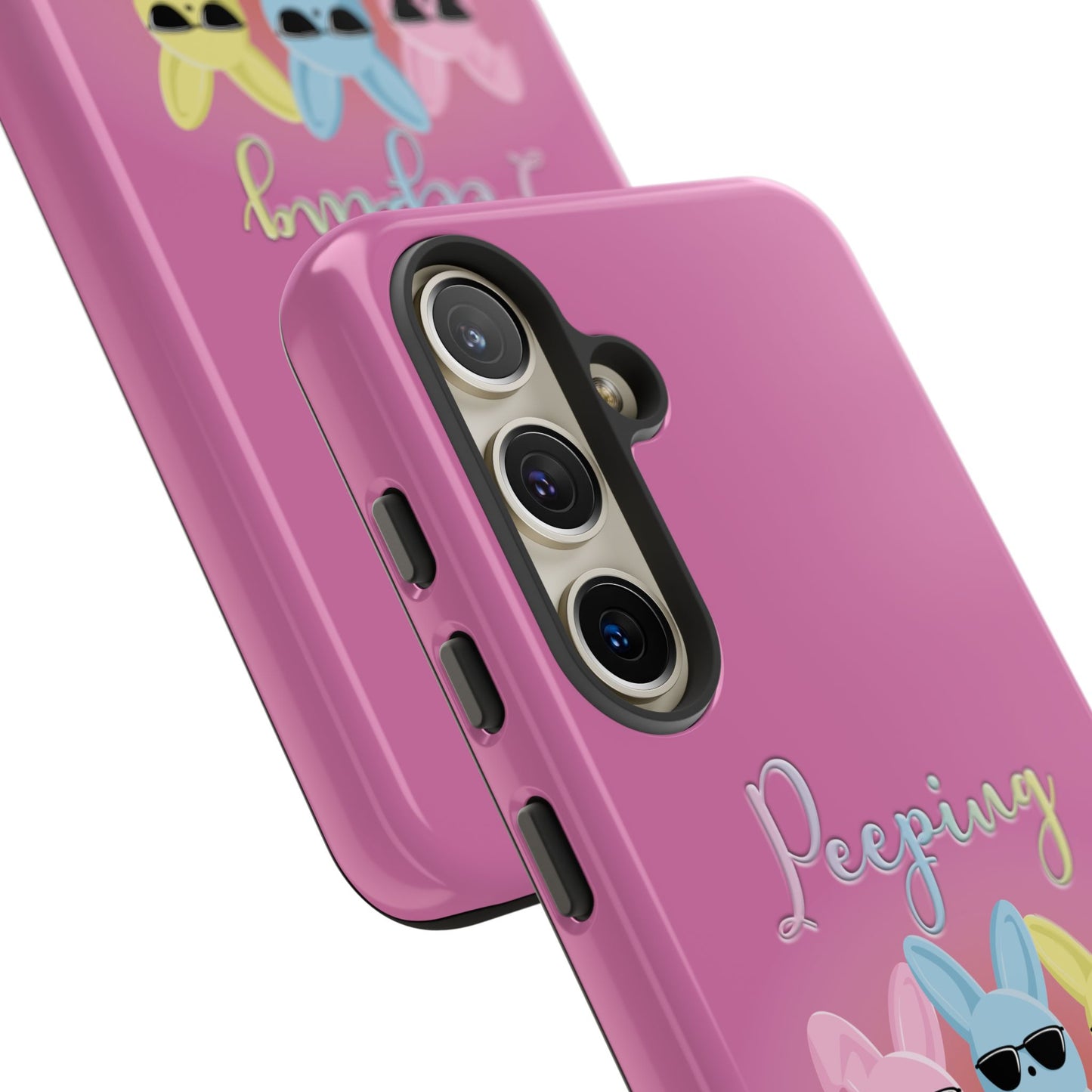 Phone Case - Peeping It Real Bunny Design for Easter & Spring