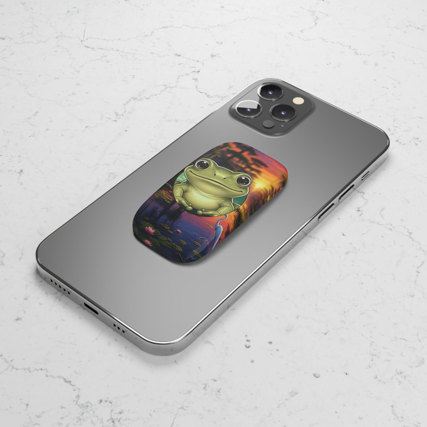 Baby Frog Phone Grip Stand, Cute Mobile Accessory, Unique Gift for Teens, Fun Phone Holder, Croak-tastic Design, Perfect for Everyday Use