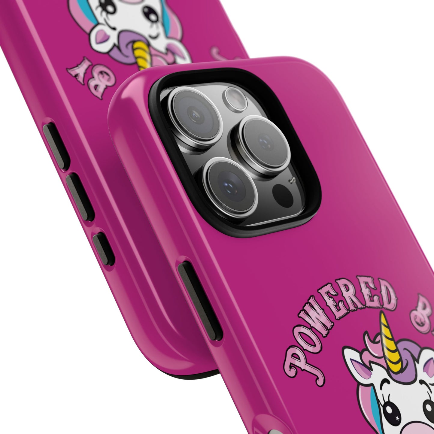 Phone Case - Powered by Unicorns and Chocolate