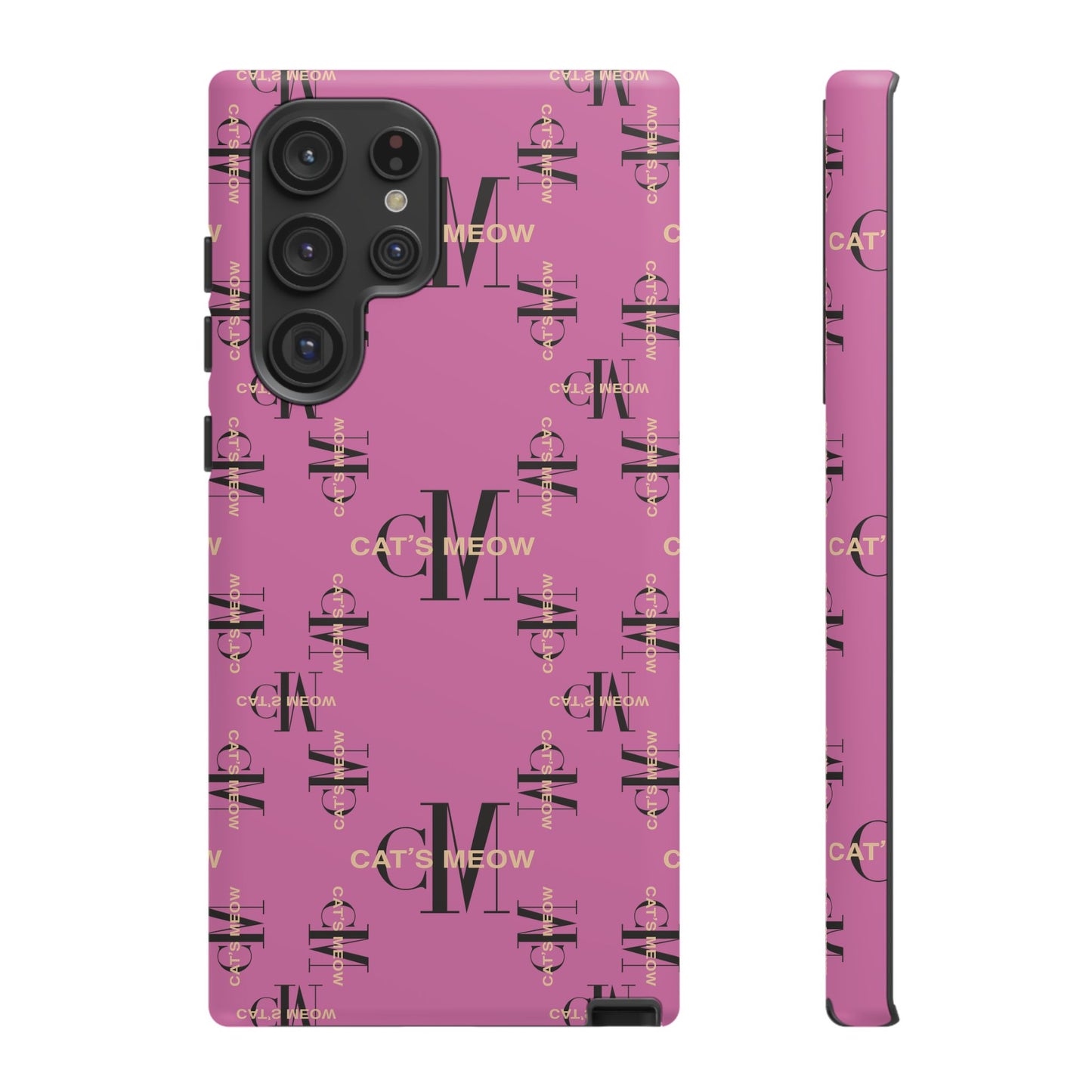 Phone Cases - Cat's Meow Logo Pattern Tough Cases