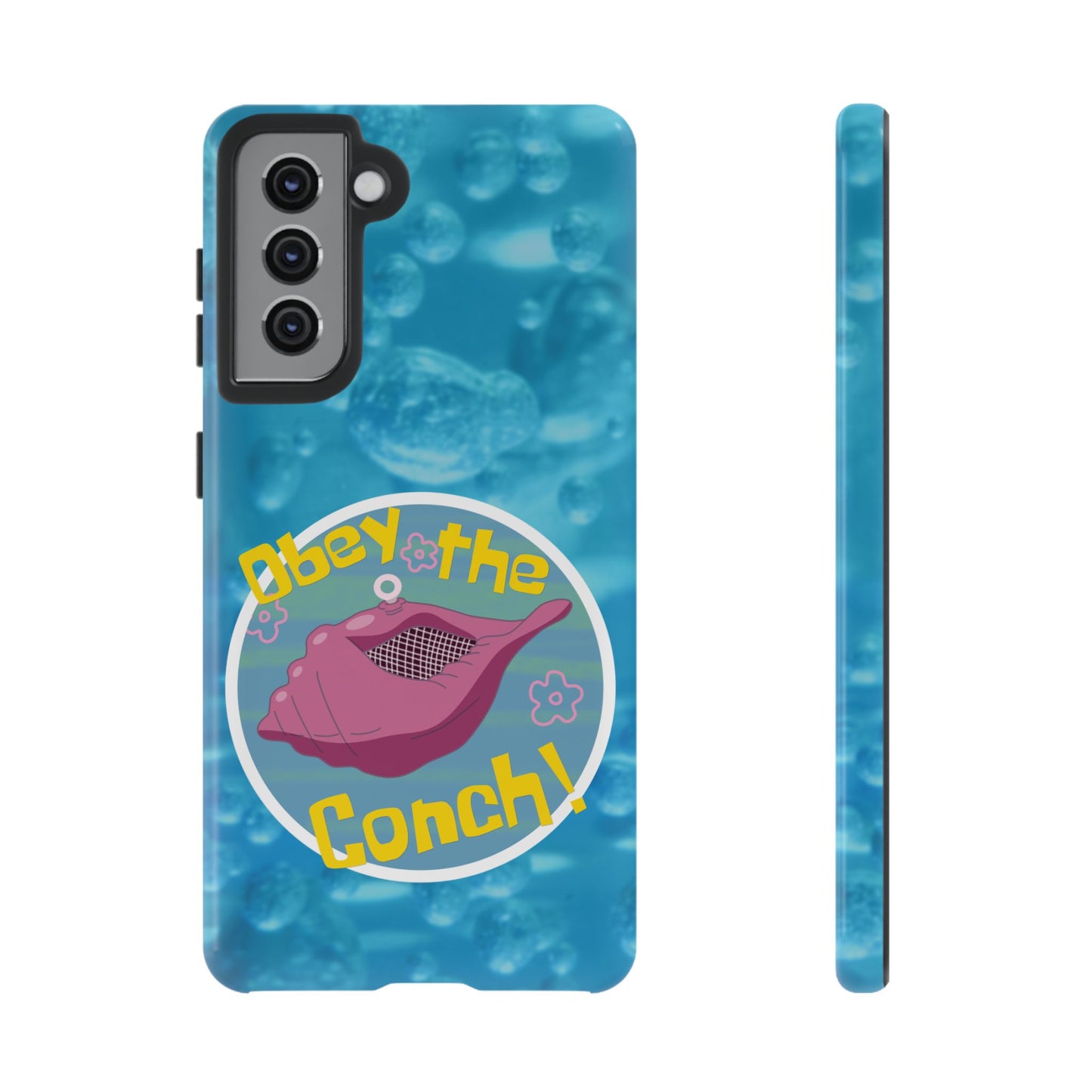 Phone Cases - Obey the Conch, Spongebob Design