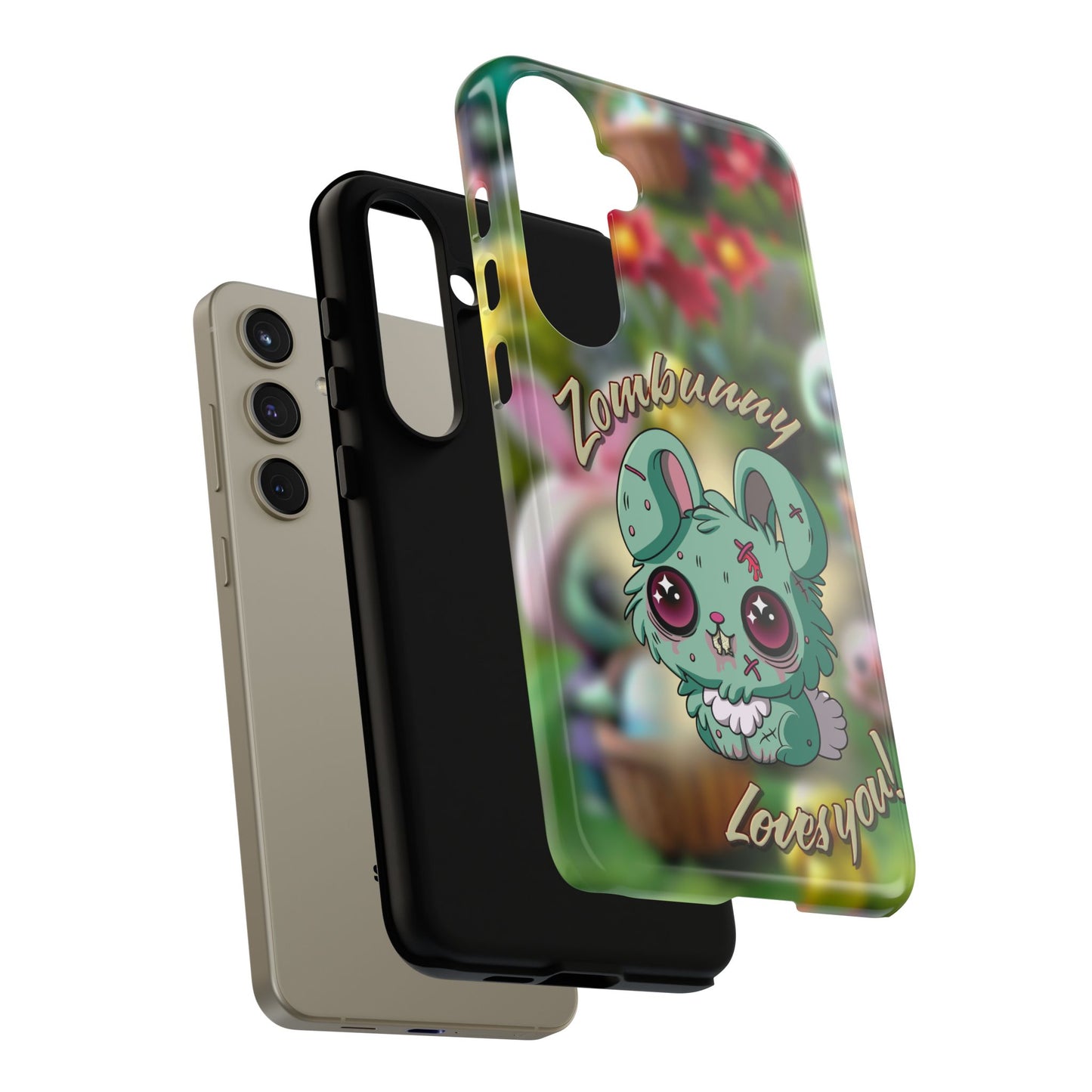 Phone Case - Cute Zombie Bunny - Zombunny Loves You