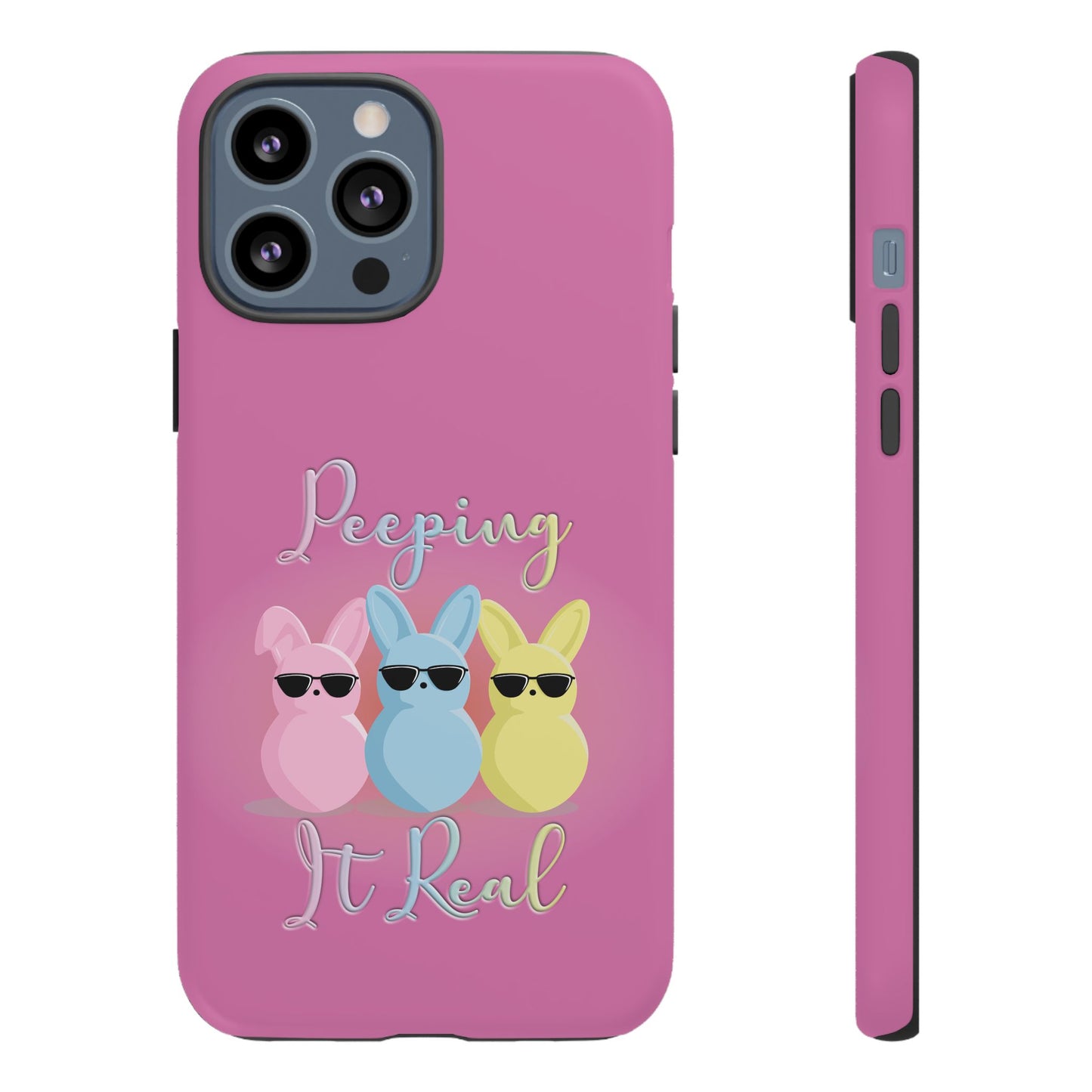 Phone Case - Peeping It Real Bunny Design for Easter & Spring