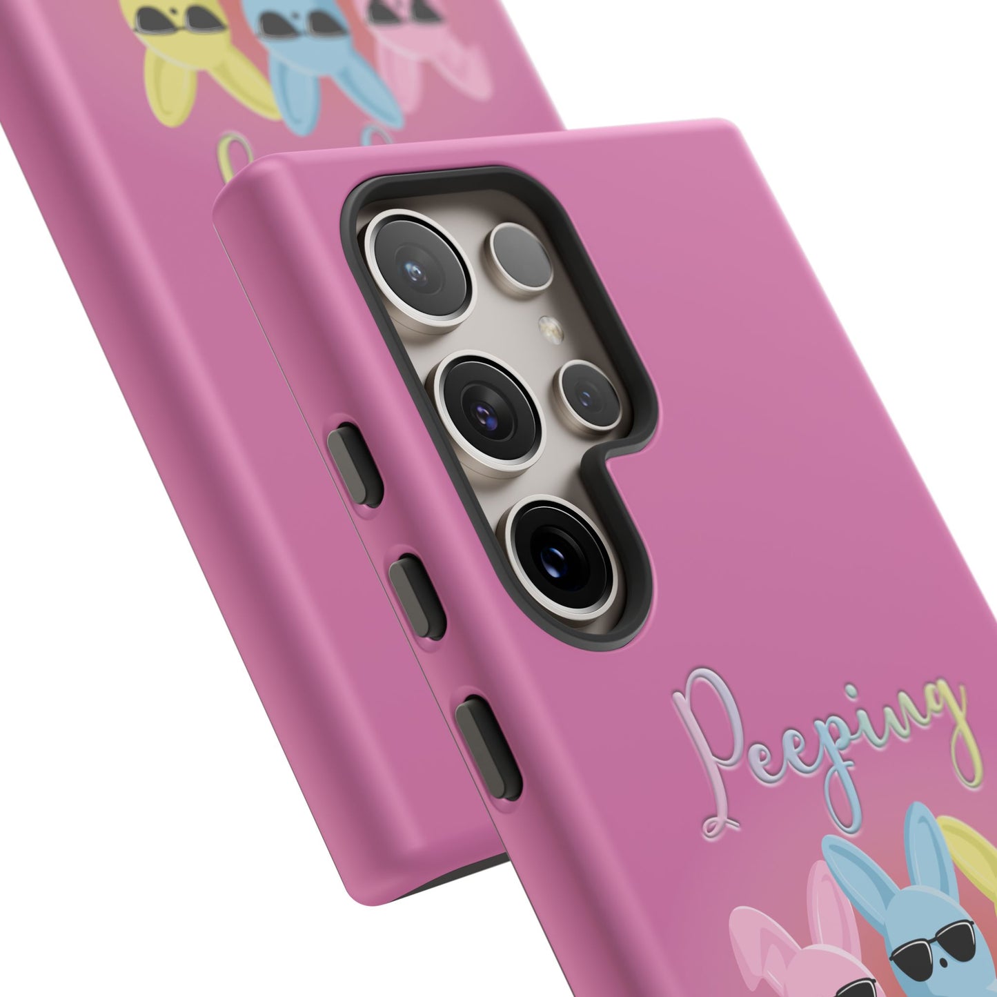 Phone Case - Peeping It Real Bunny Design for Easter & Spring