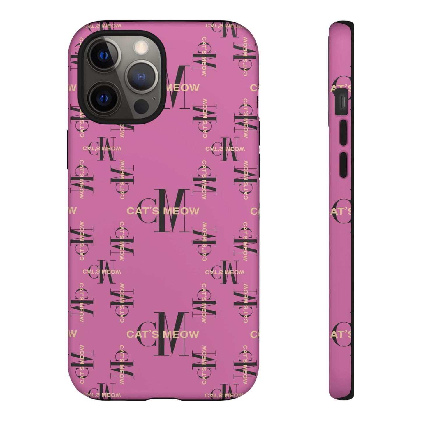 Phone Cases - Cat's Meow Logo Pattern Tough Cases