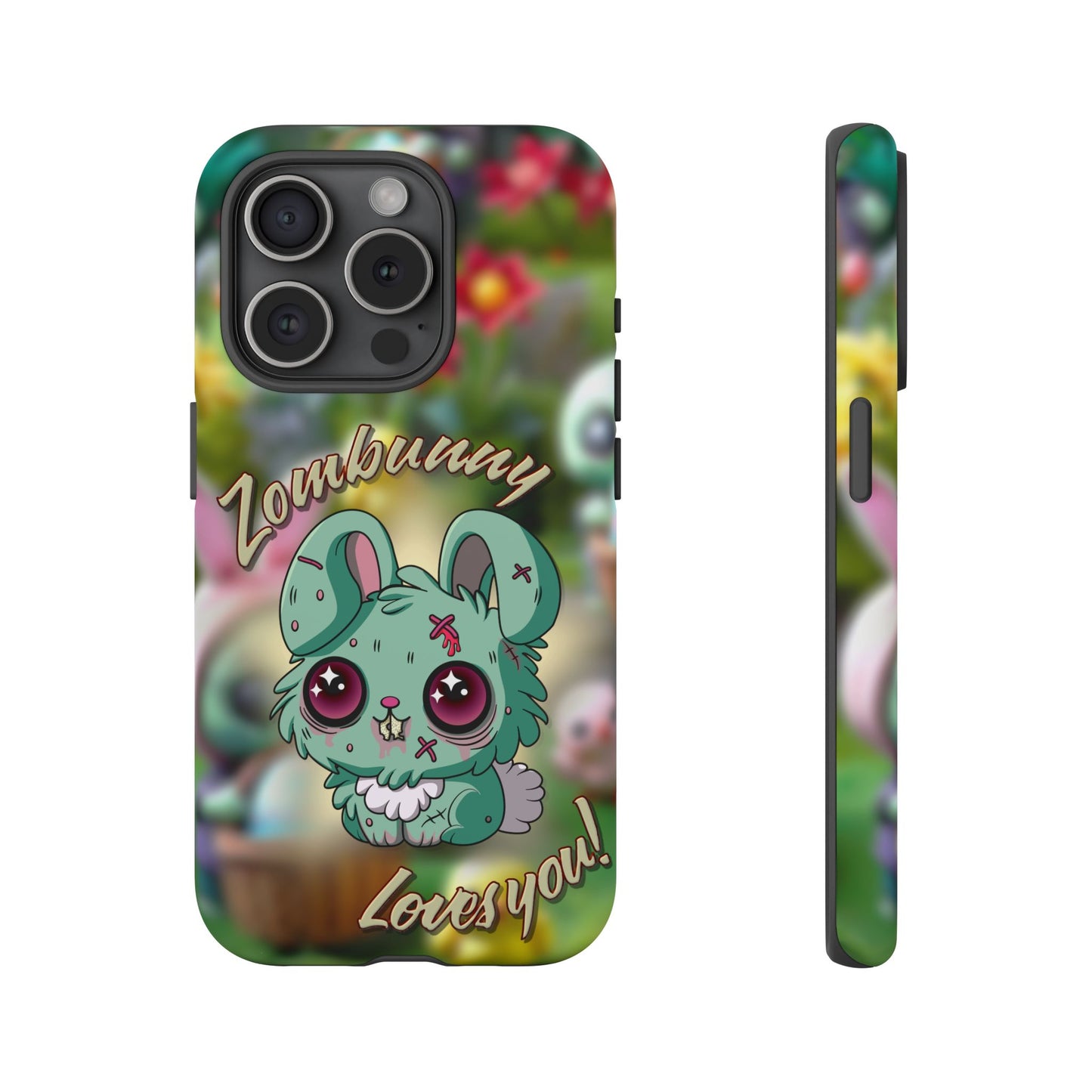 Phone Case - Cute Zombie Bunny - Zombunny Loves You