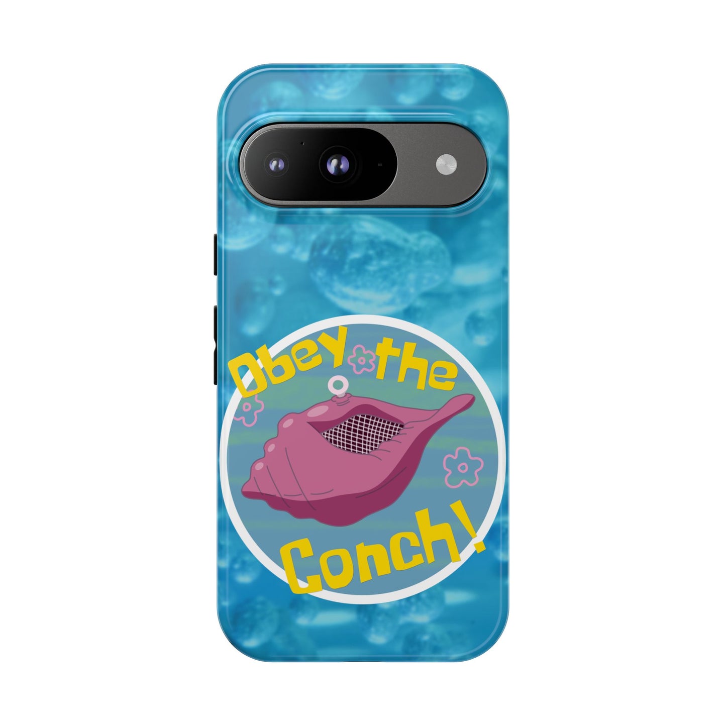 Phone Cases - Obey the Conch, Spongebob Design