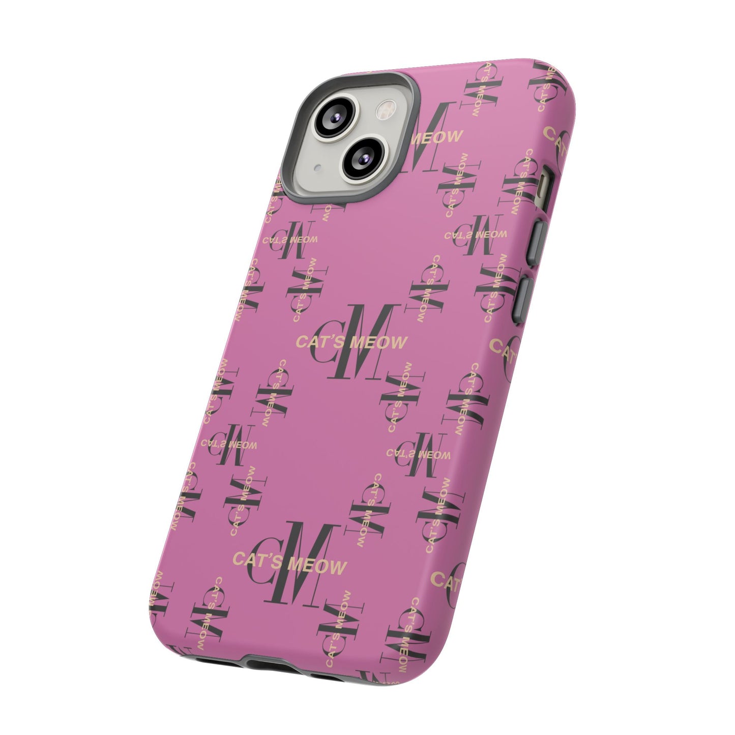 Phone Cases - Cat's Meow Logo Pattern Tough Cases