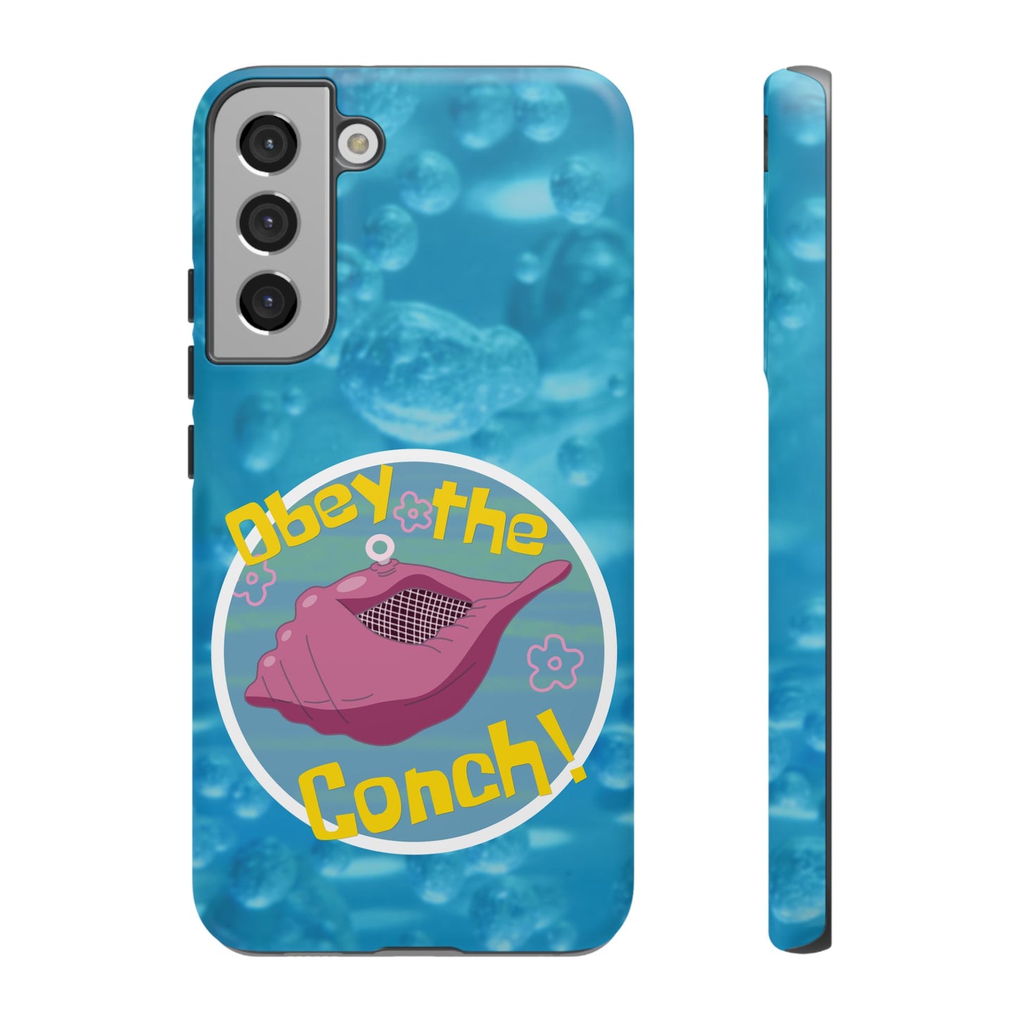 Phone Cases - Obey the Conch, Spongebob Design