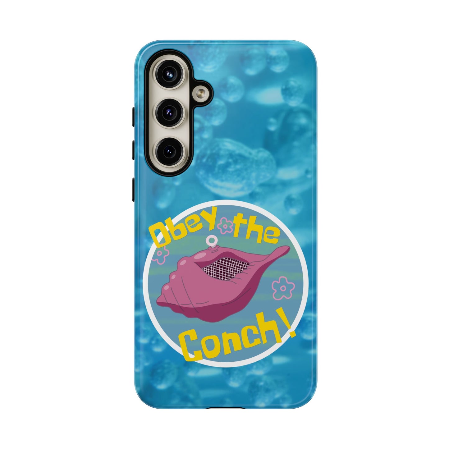 Phone Cases - Obey the Conch, Spongebob Design