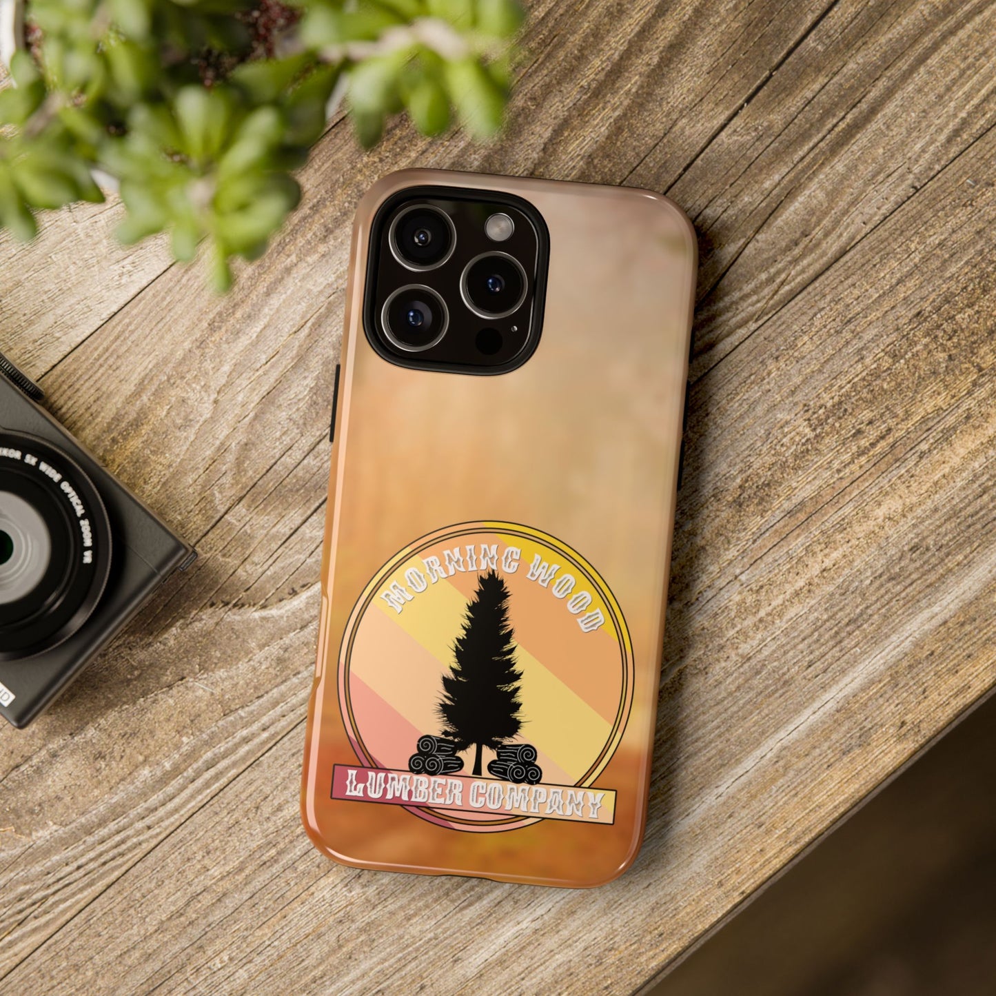 Vintage Morning Wood Phone Case - Tough Cases