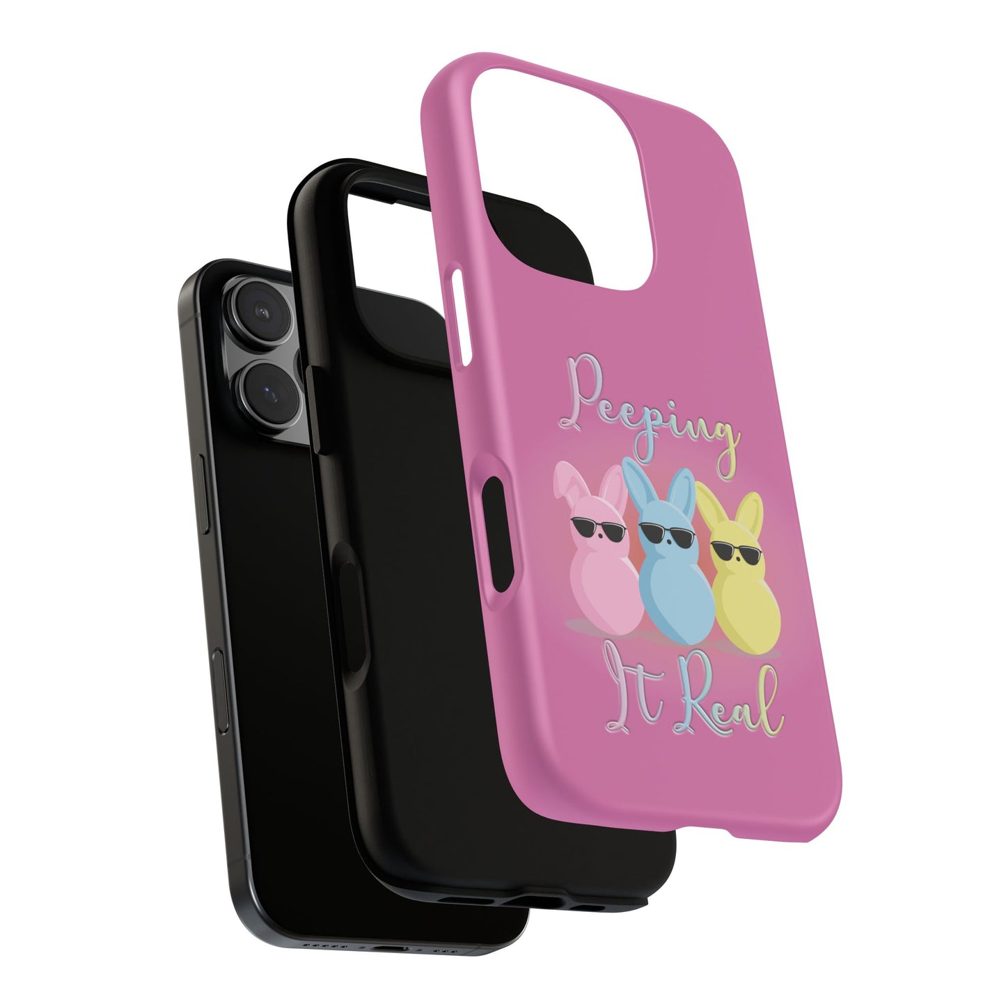 Phone Case - Peeping It Real Bunny Design for Easter & Spring