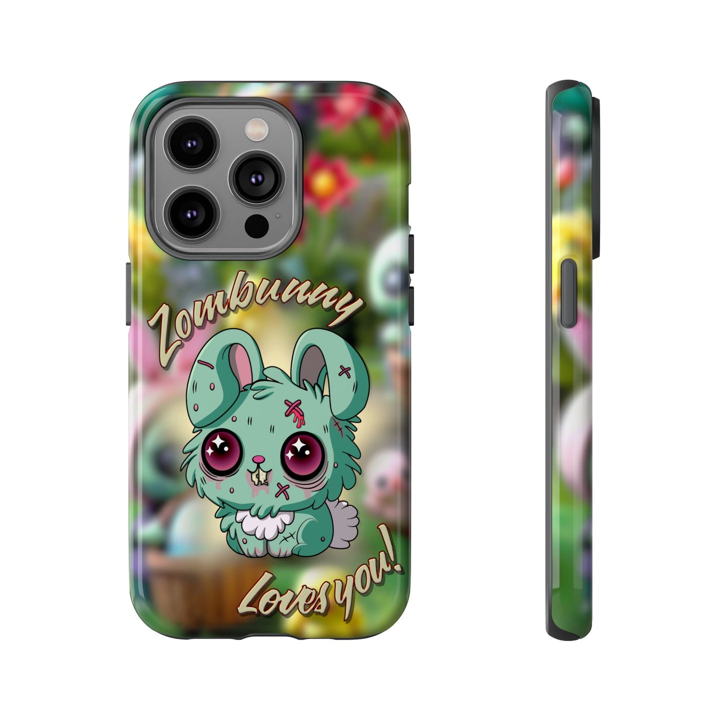 Phone Case - Cute Zombie Bunny - Zombunny Loves You