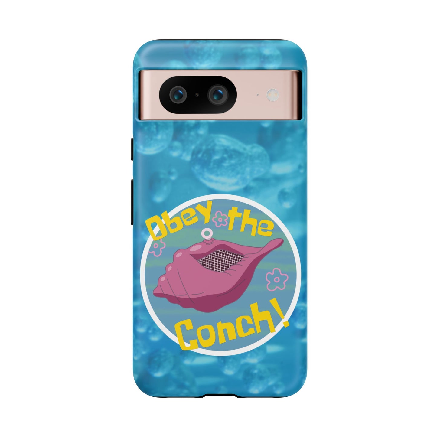 Phone Cases - Obey the Conch, Spongebob Design