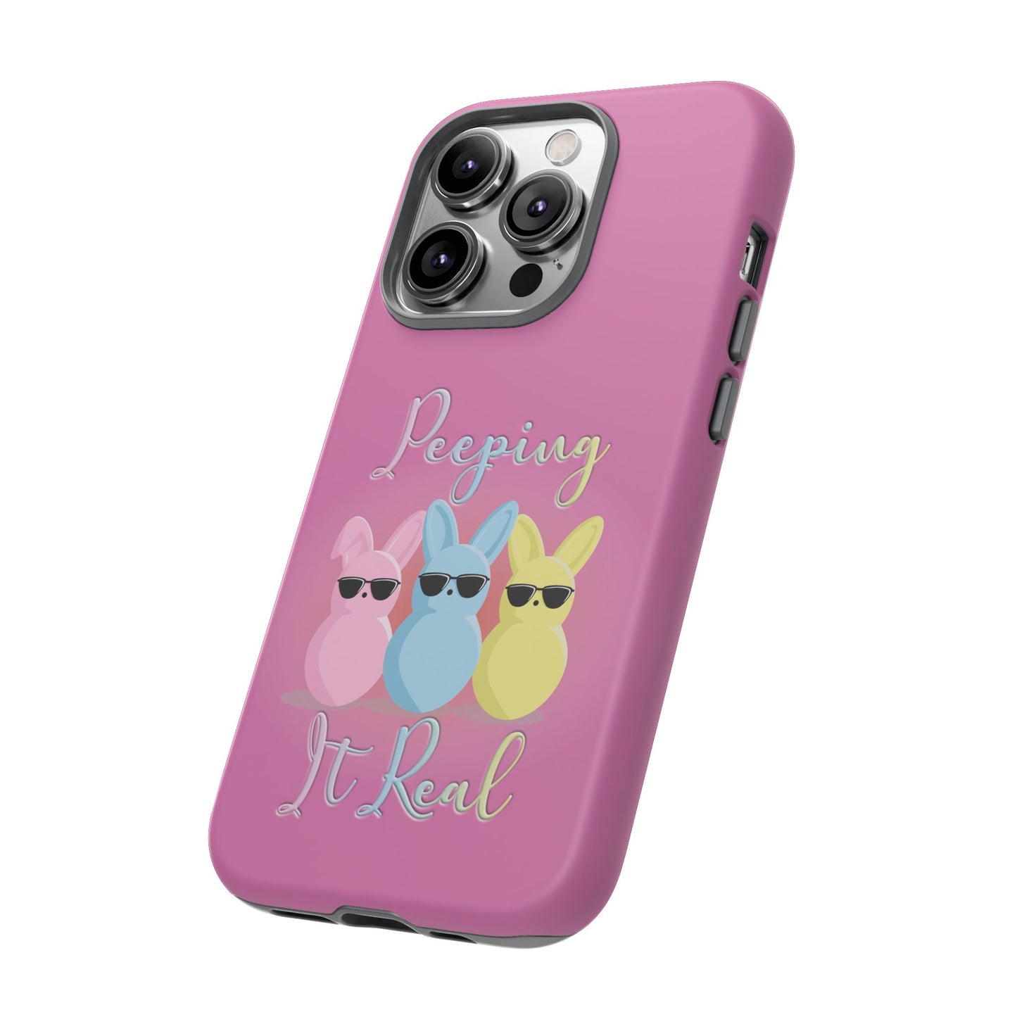 Phone Case - Peeping It Real Bunny Design for Easter & Spring