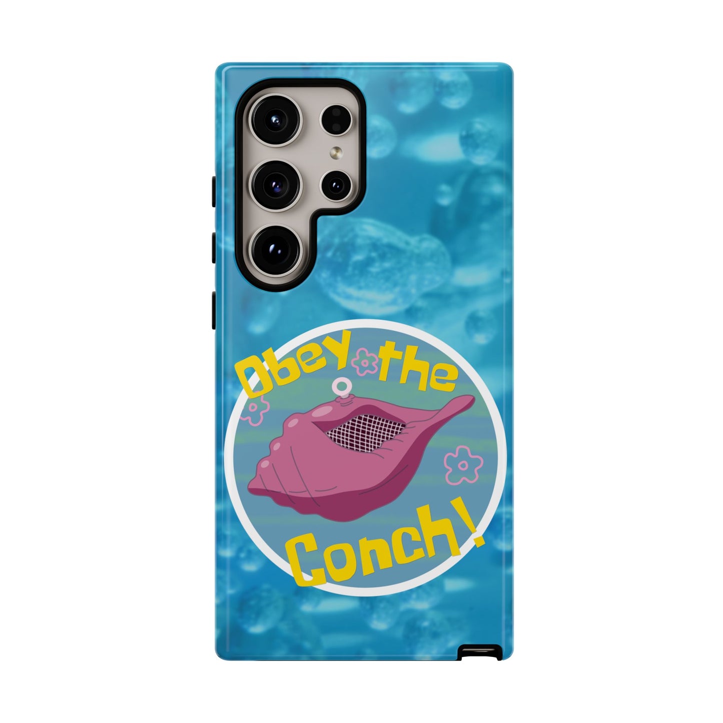 Phone Cases - Obey the Conch, Spongebob Design