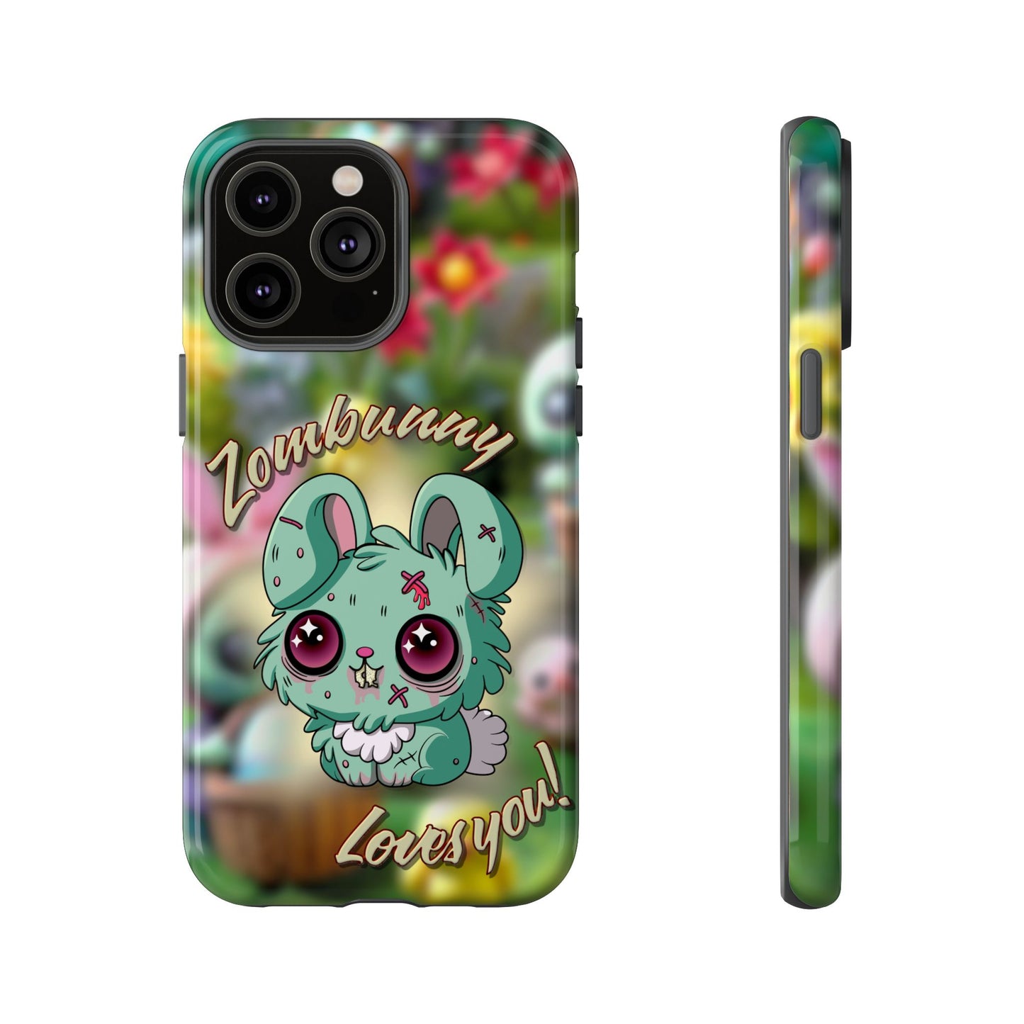 Phone Case - Cute Zombie Bunny - Zombunny Loves You