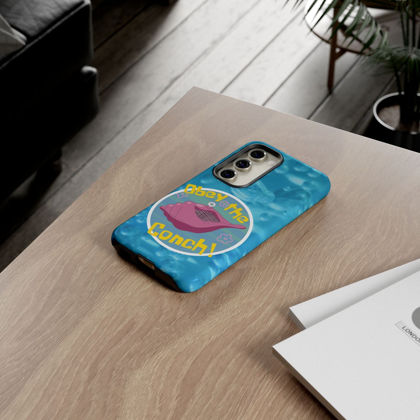 Phone Cases - Obey the Conch, Spongebob Design