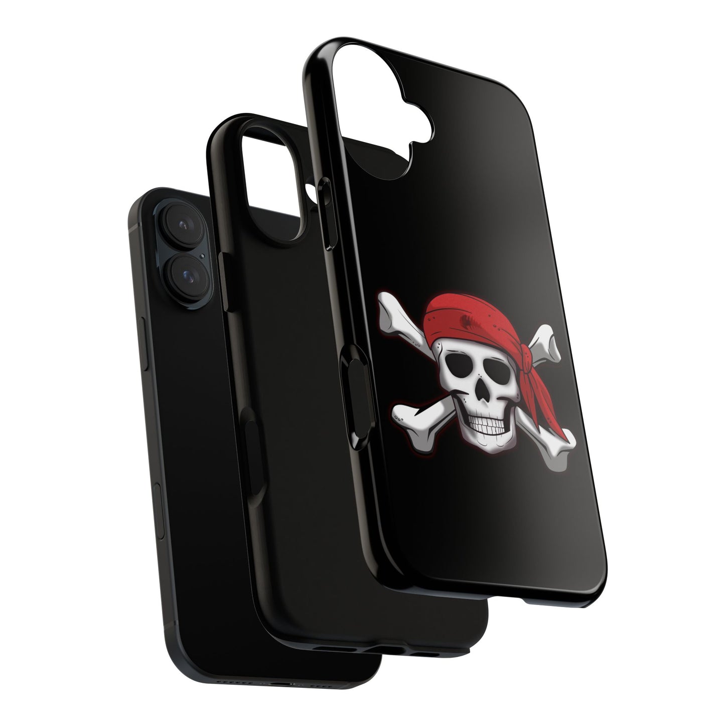 Pirate Skull and Crossbones with Jolly Roger Bandana - Tough Cases