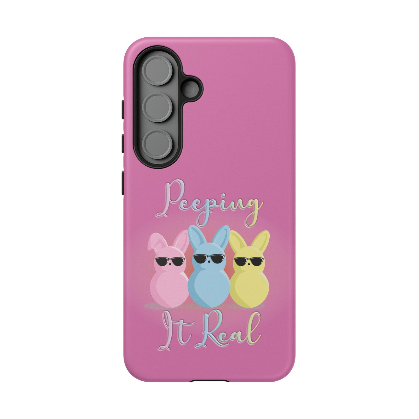 Phone Case - Peeping It Real Bunny Design for Easter & Spring