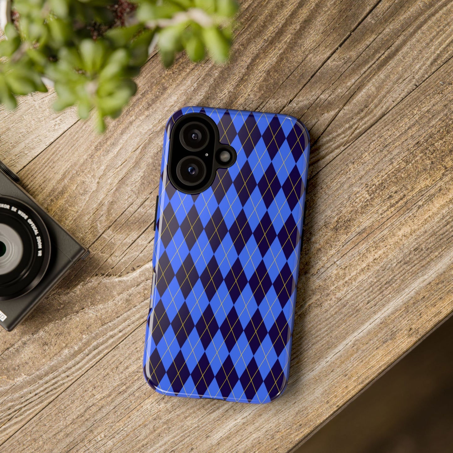 Stylish Argyle Phone Case - Tough Cases for Trendsetters