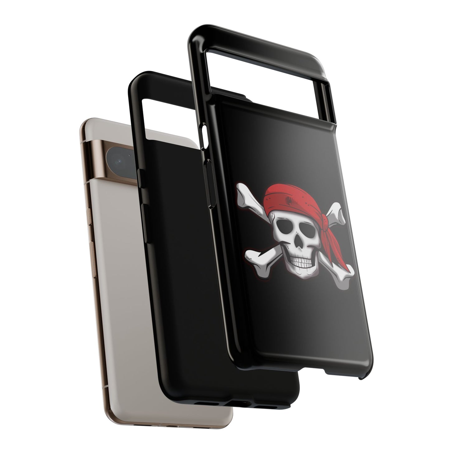 Pirate Skull and Crossbones with Jolly Roger Bandana - Tough Cases