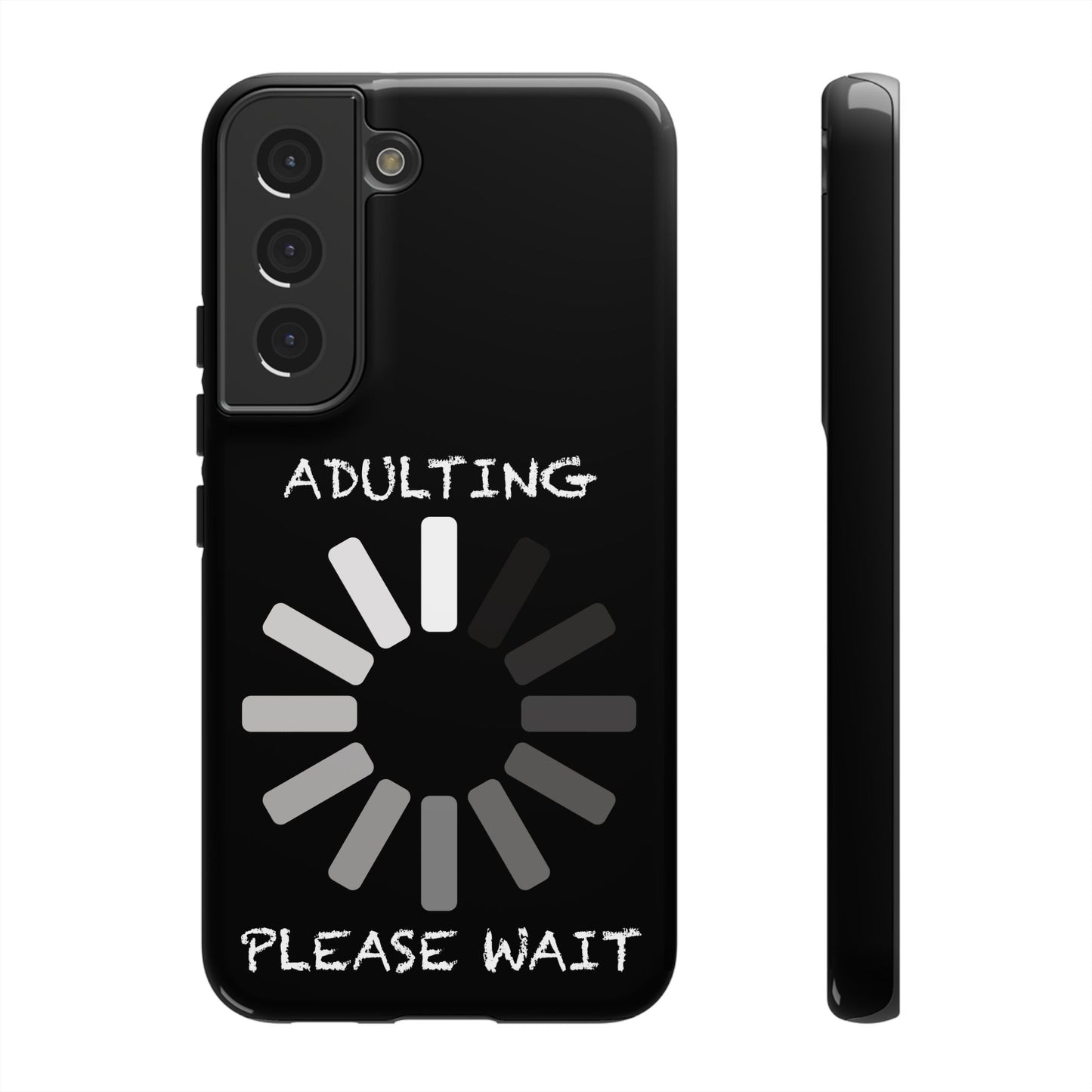 Phone Case - Adulting Please Wait Funny Tough Cases for Adults