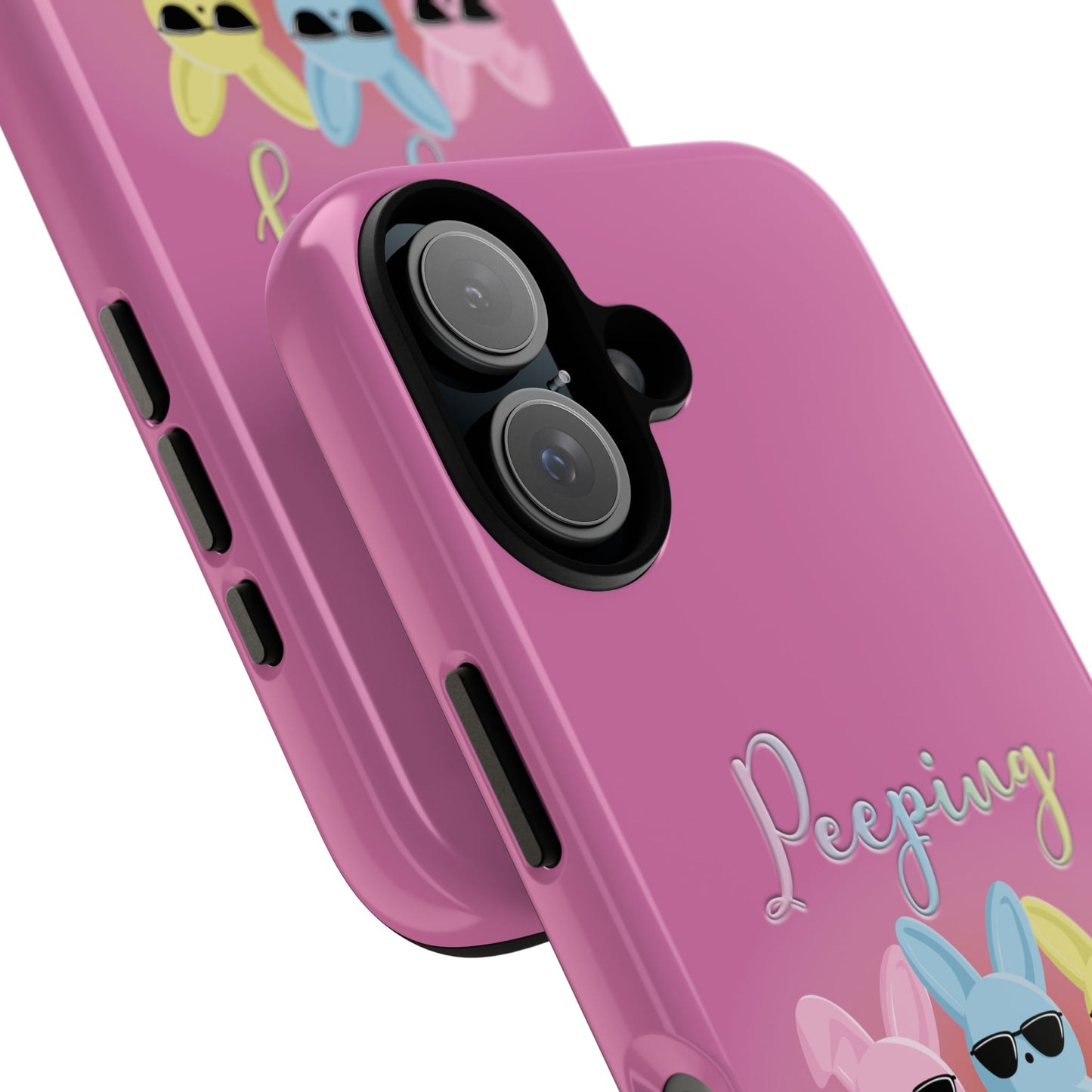 Phone Case - Peeping It Real Bunny Design for Easter & Spring