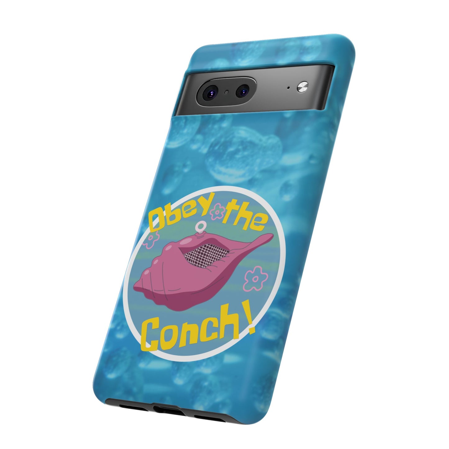 Phone Cases - Obey the Conch, Spongebob Design