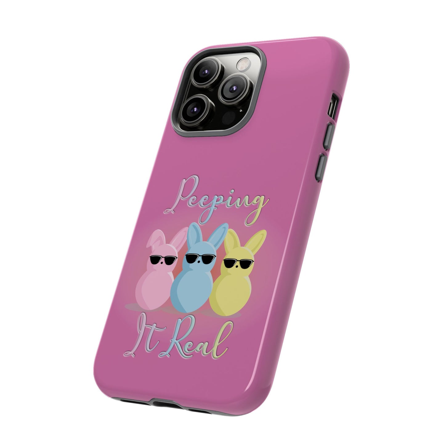 Phone Case - Peeping It Real Bunny Design for Easter & Spring