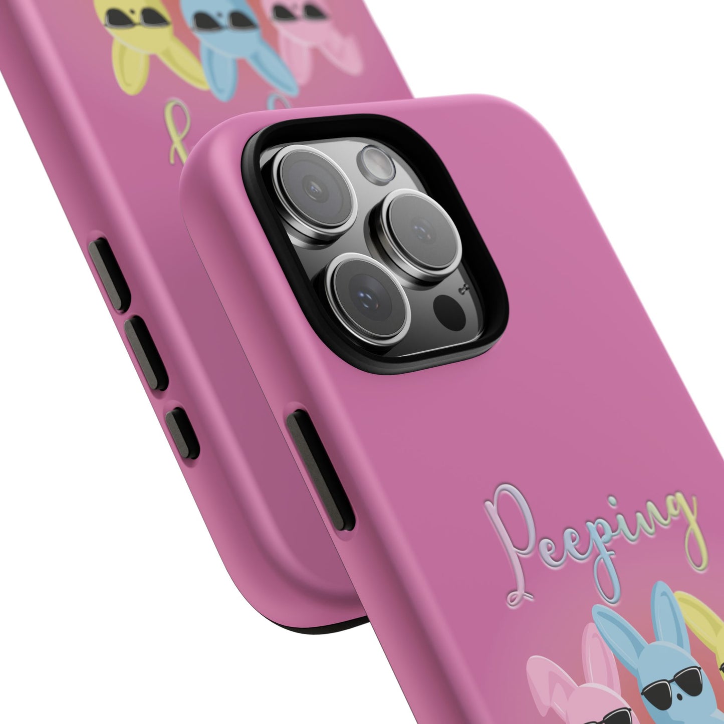 Phone Case - Peeping It Real Bunny Design for Easter & Spring