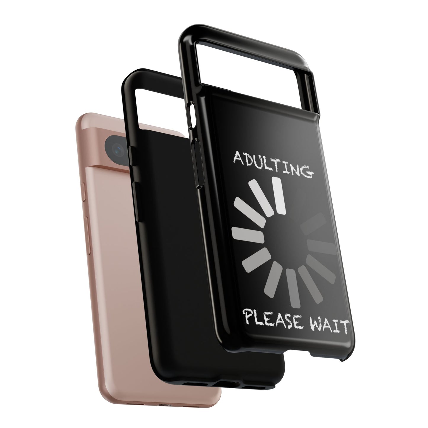 Phone Case - Adulting Please Wait Funny Tough Cases for Adults