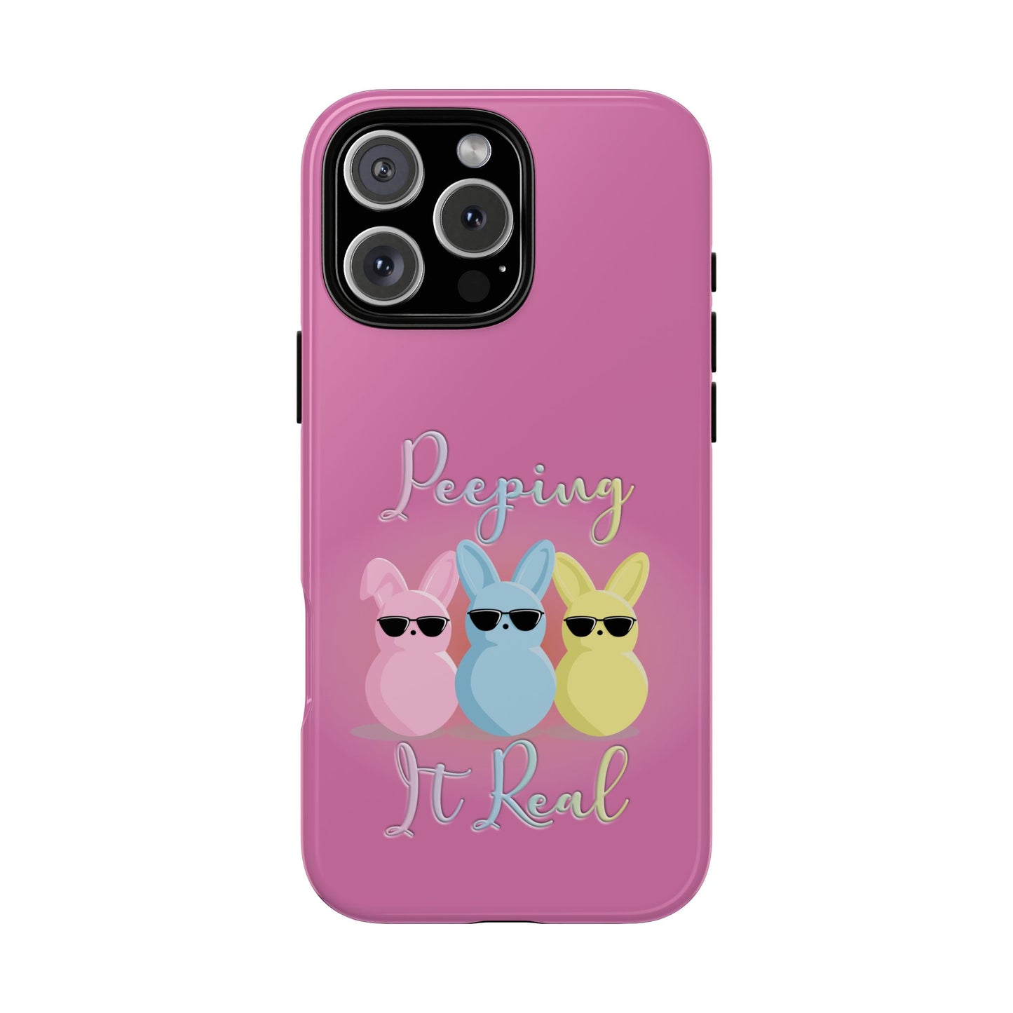 Phone Case - Peeping It Real Bunny Design for Easter & Spring