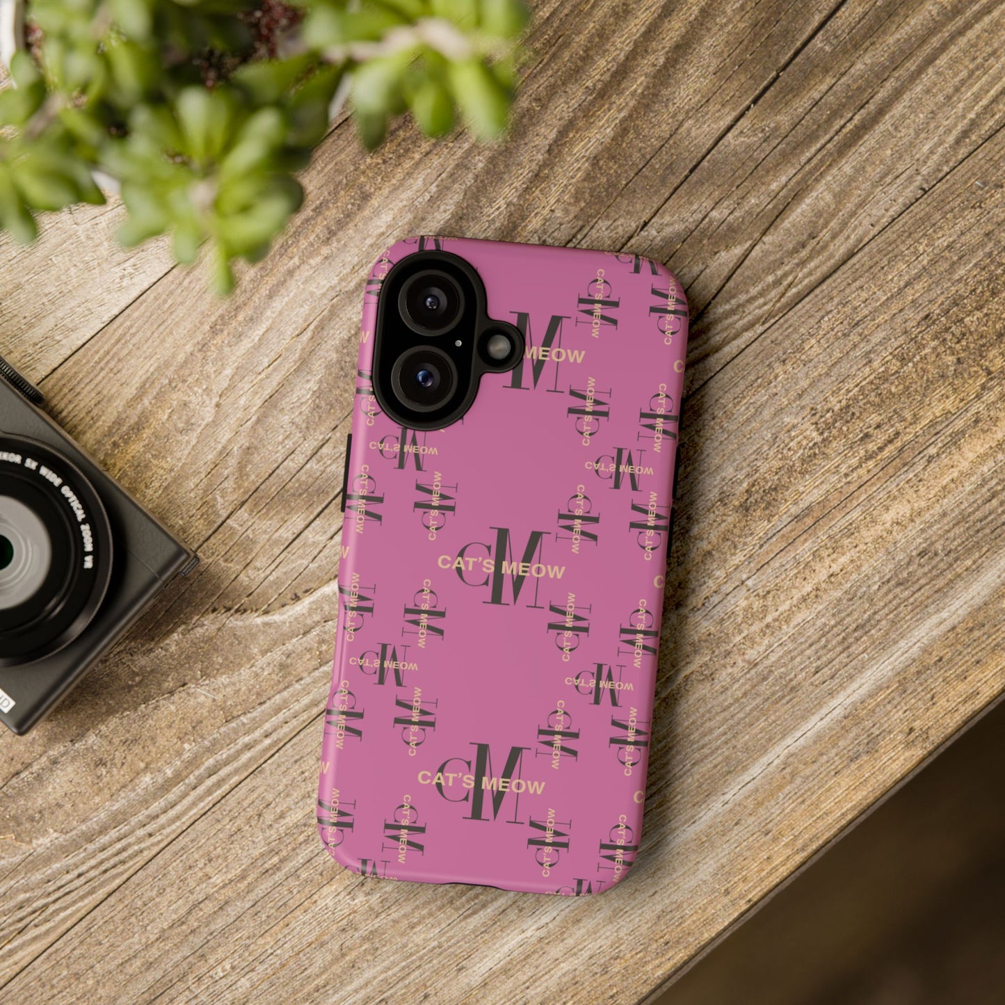 Phone Cases - Cat's Meow Logo Pattern Tough Cases