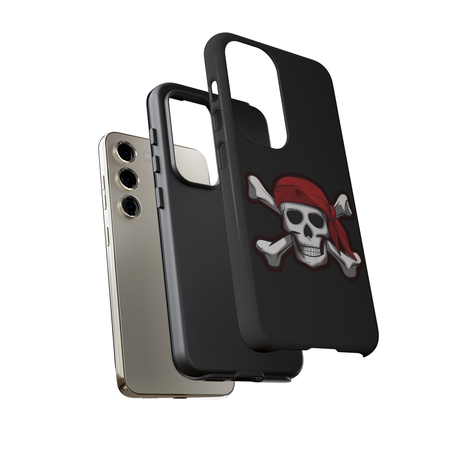 Pirate Skull and Crossbones with Jolly Roger Bandana - Tough Cases