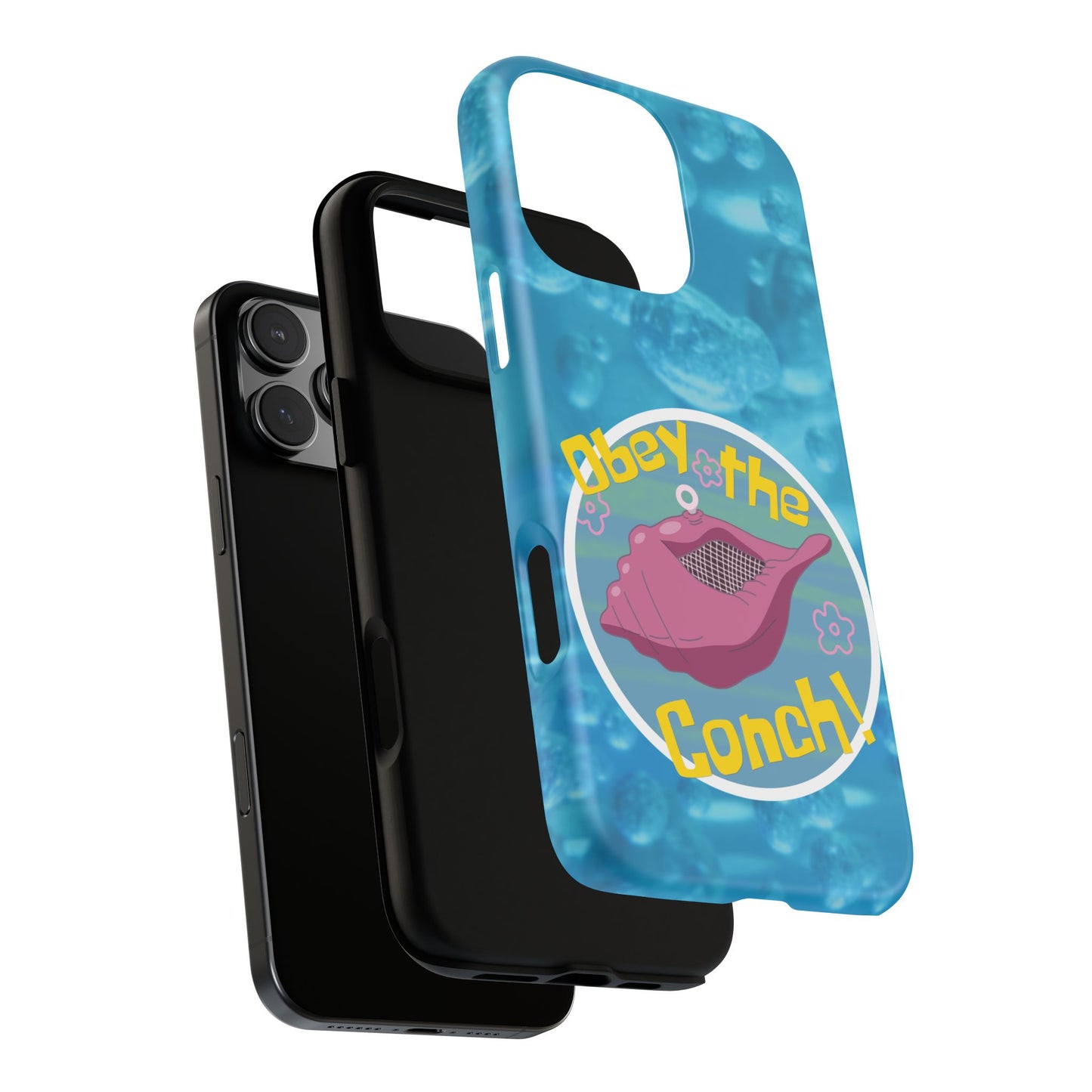 Phone Cases - Obey the Conch, Spongebob Design